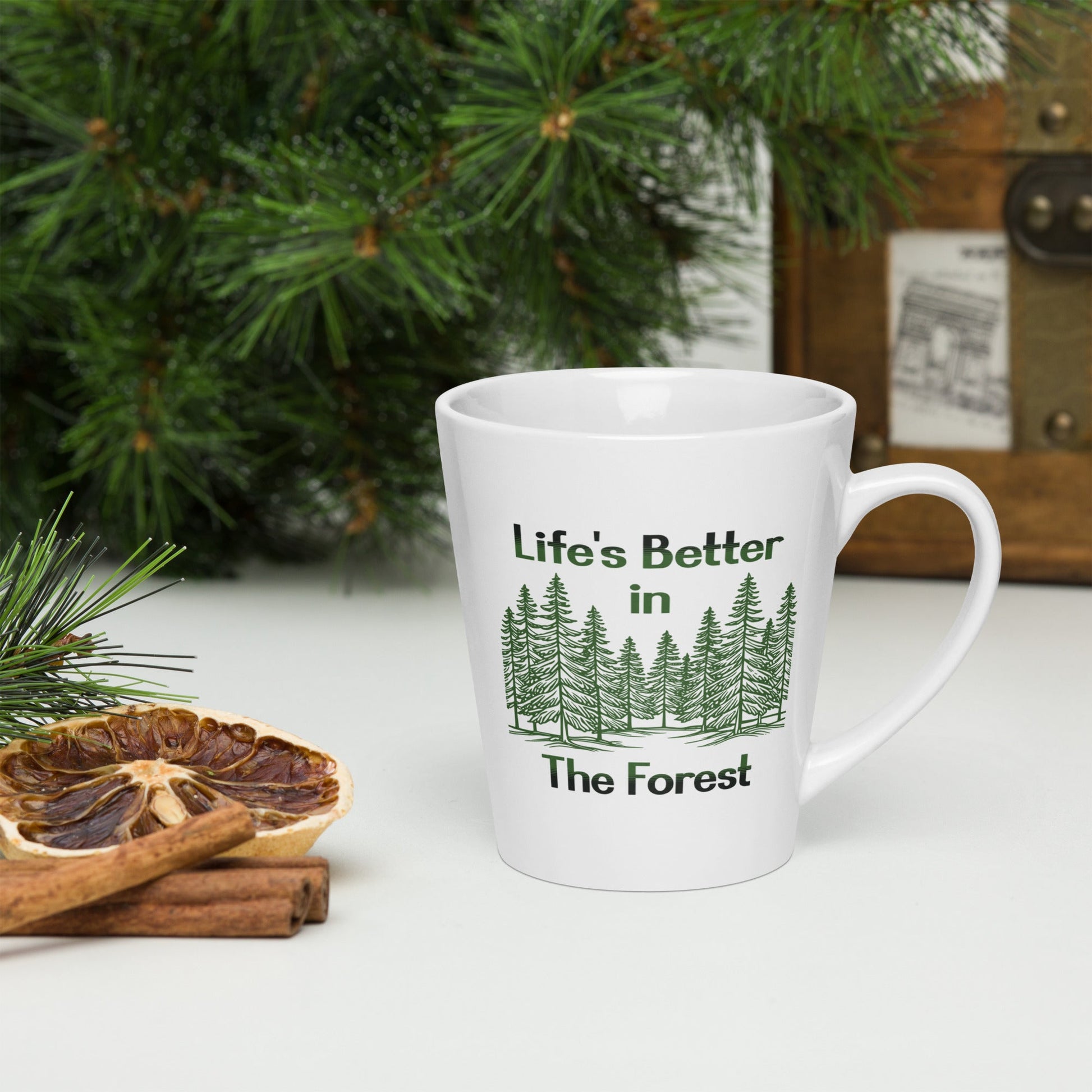 Life's Better In The Forest Latte Mug - Mugs - Discovery Co.