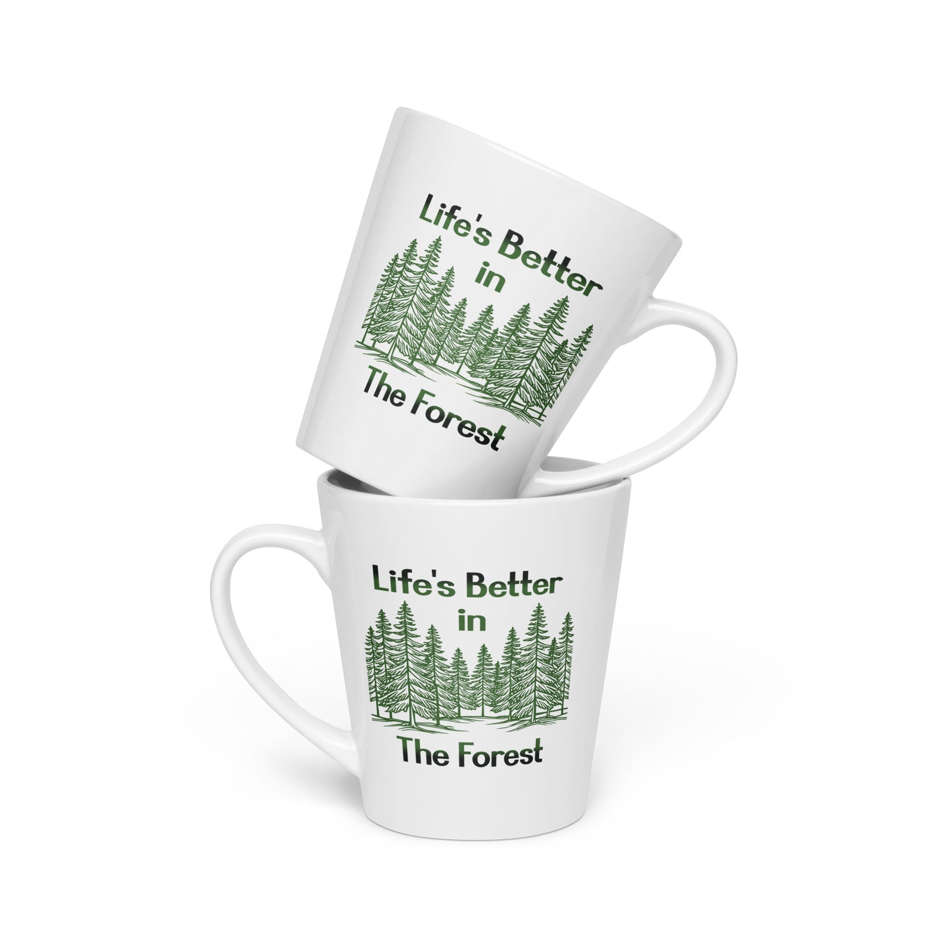 Life's Better In The Forest Latte Mug - Mugs - Discovery Co.