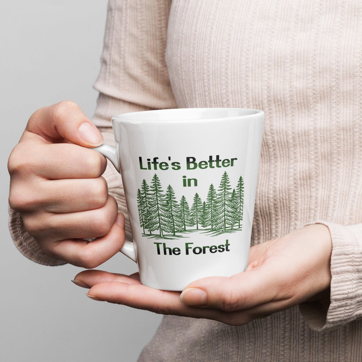 Life's Better In The Forest Latte Mug - Mugs - Discovery Co.