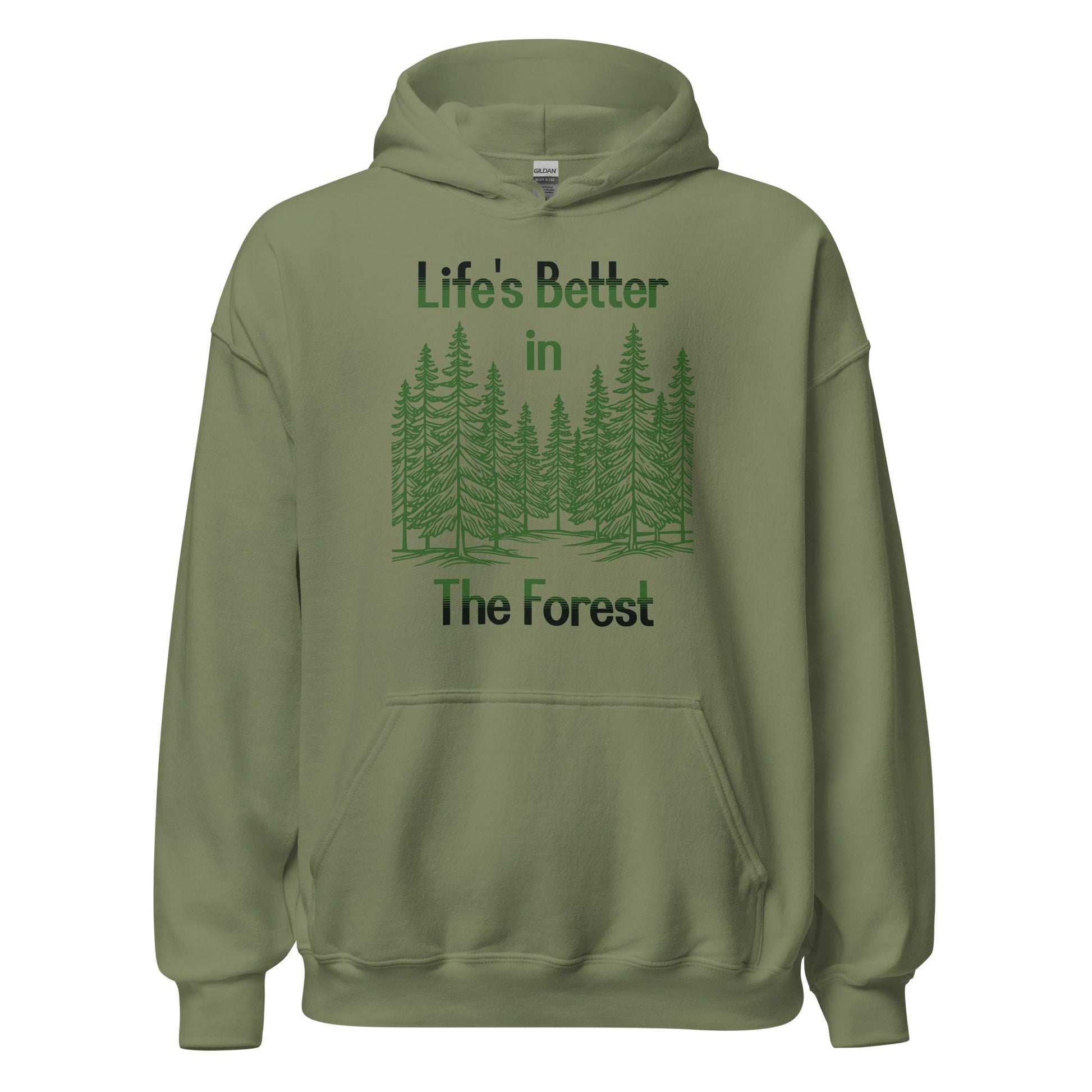 Life's Better In The Forest Men's (Unisex) Hoodie - Hoodies - Discovery Co.