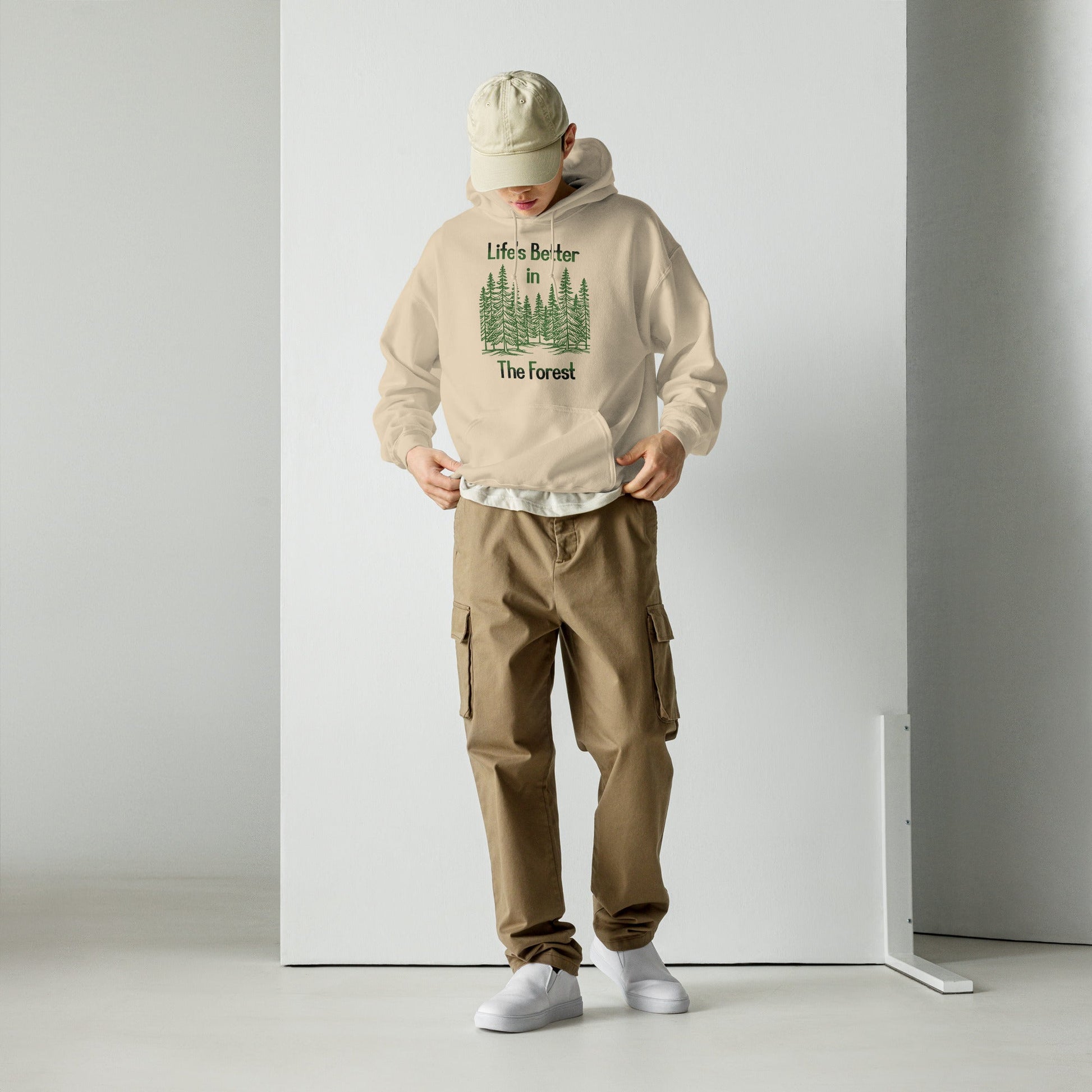 Life's Better In The Forest Men's (Unisex) Hoodie - Hoodies - Discovery Co.