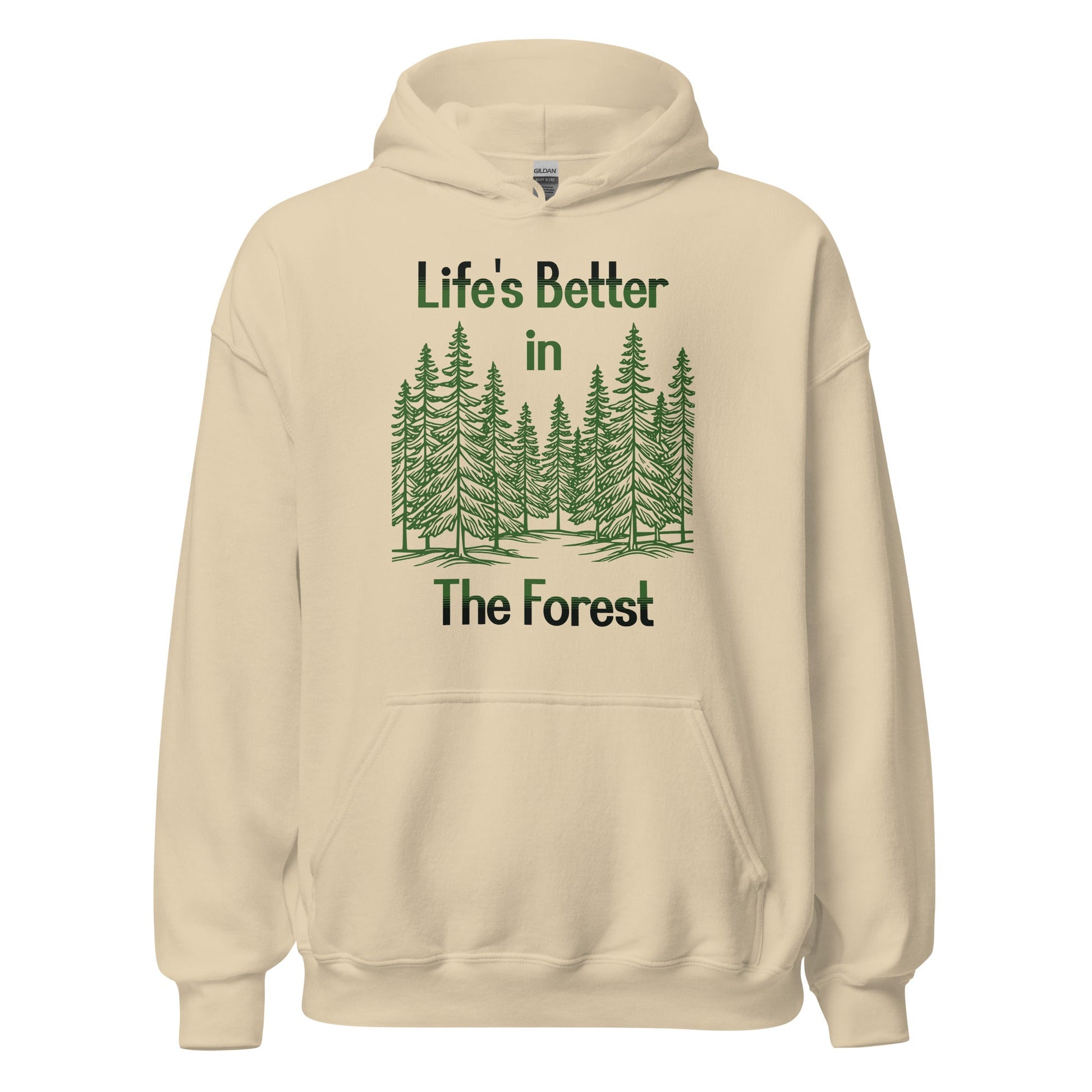 Life's Better In The Forest Men's (Unisex) Hoodie - Hoodies - Discovery Co.