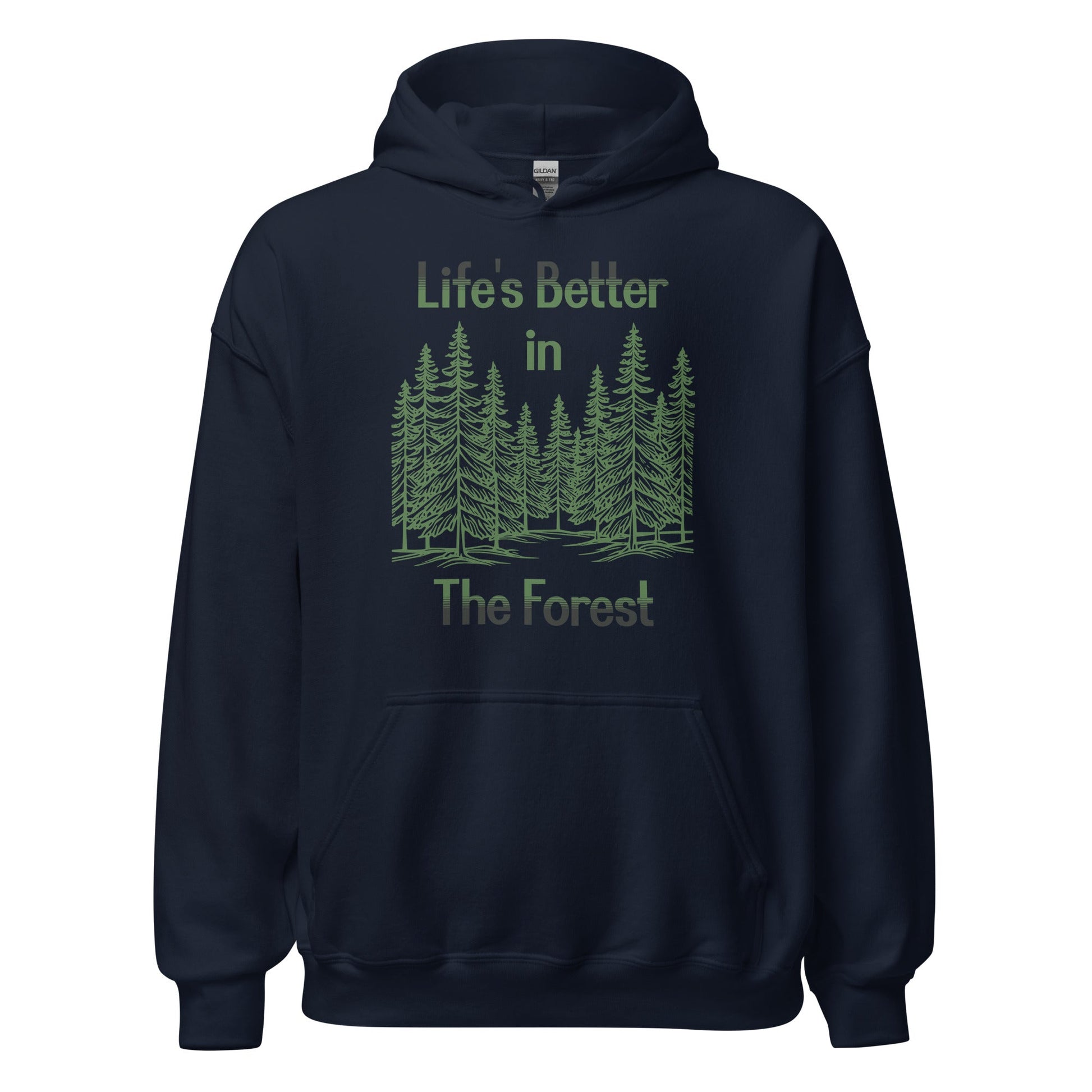 Life's Better In The Forest Men's (Unisex) Hoodie - Hoodies - Discovery Co.
