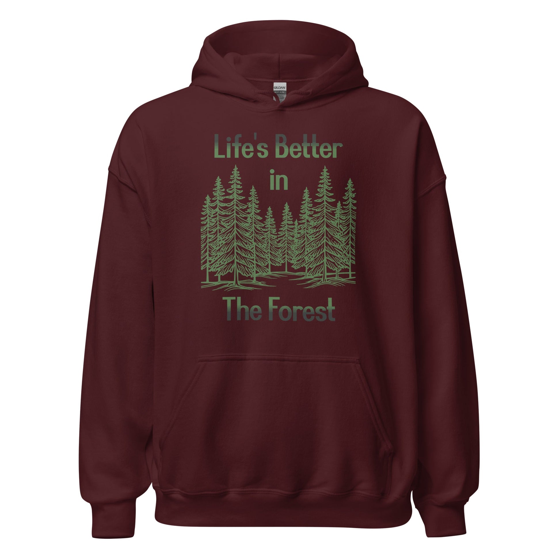 Life's Better In The Forest Men's (Unisex) Hoodie - Hoodies - Discovery Co.