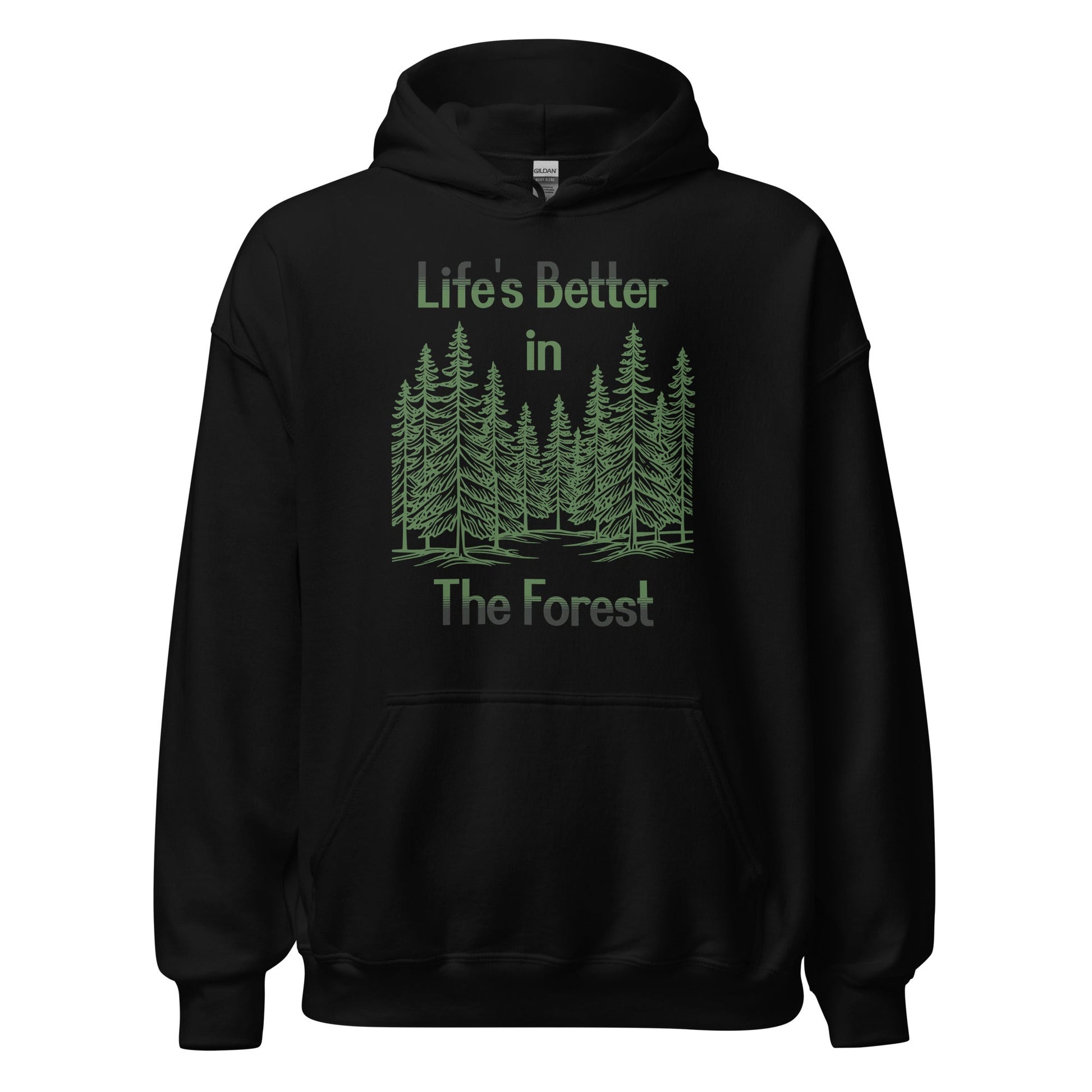 Life's Better In The Forest Men's (Unisex) Hoodie - Hoodies - Discovery Co.