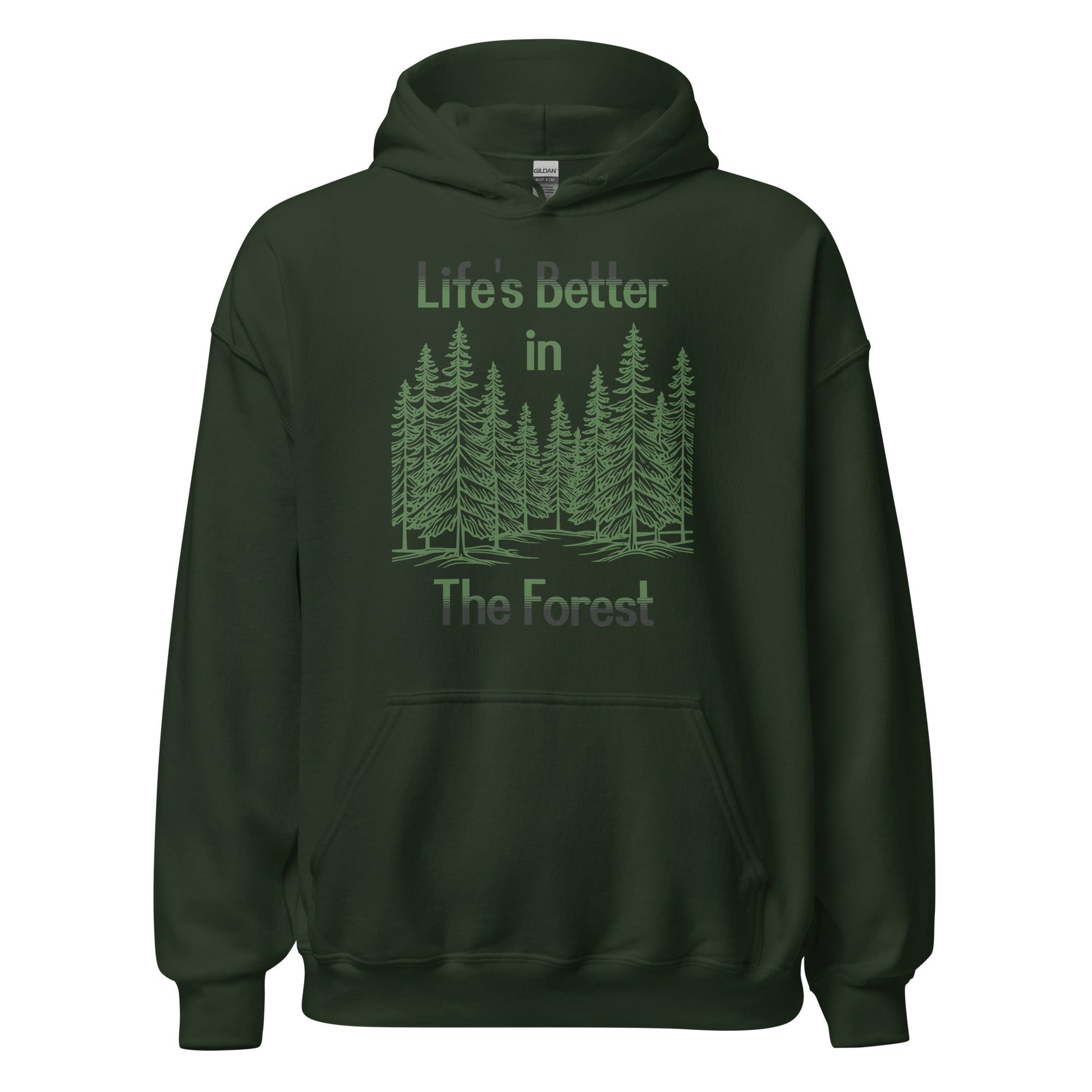 Life's Better In The Forest Men's (Unisex) Hoodie - Hoodies - Discovery Co.