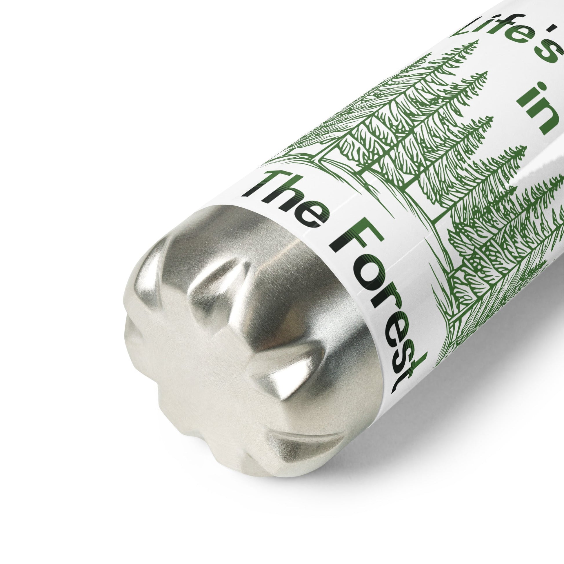 Life's Better In The Forest Stainless Steel Water Bottle - Stainless Steel Water Bottle - Discovery Co.