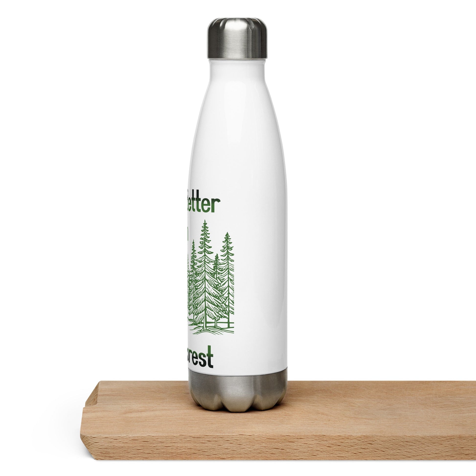 Life's Better In The Forest Stainless Steel Water Bottle - Stainless Steel Water Bottle - Discovery Co.