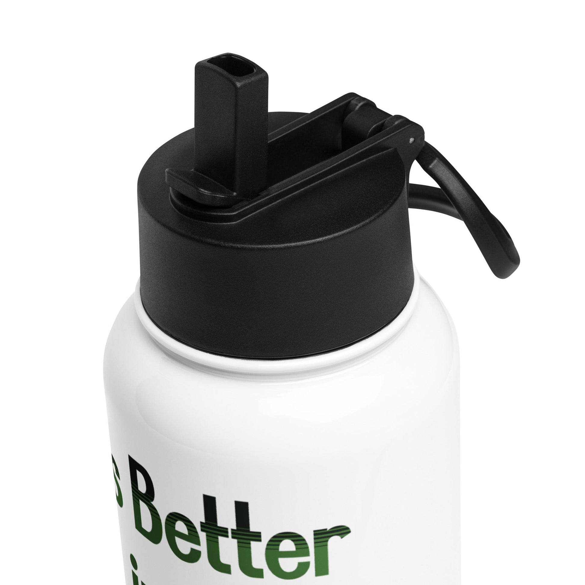 Life's Better In The Forest Stainless Steel Water Bottle With Straw Lid - Stainless Steel Water Bottle With Straw Lid - Discovery Co.