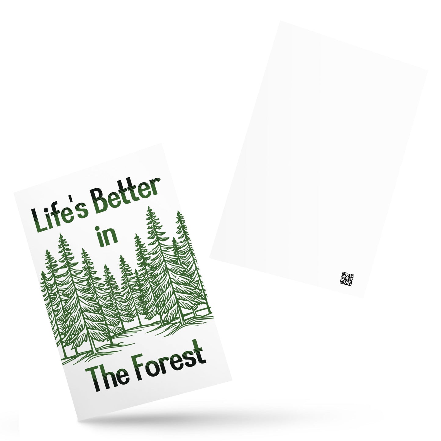 Life's Better In The Forest Standard Postcard - Post Cards - Discovery Co.