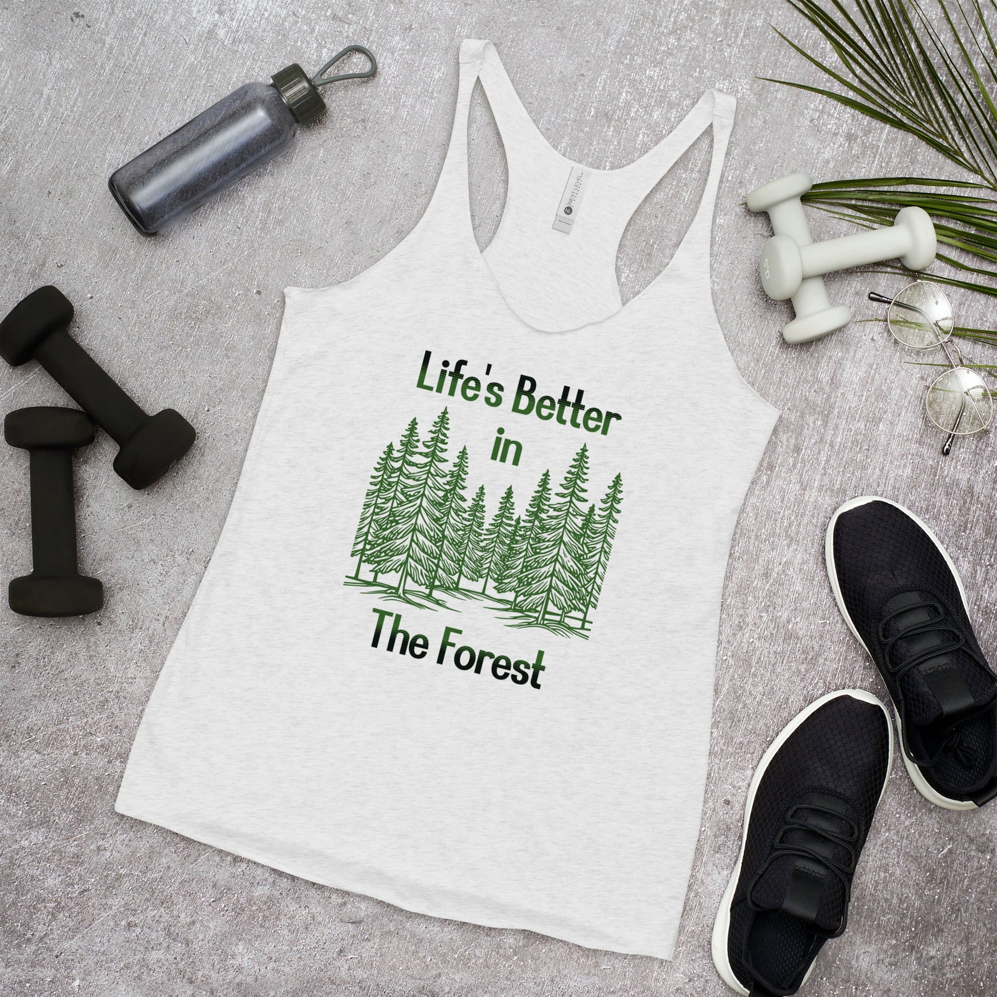 Life's Better In The Forest Women's Racerback Tank - Women's Shirts - Discovery Co.