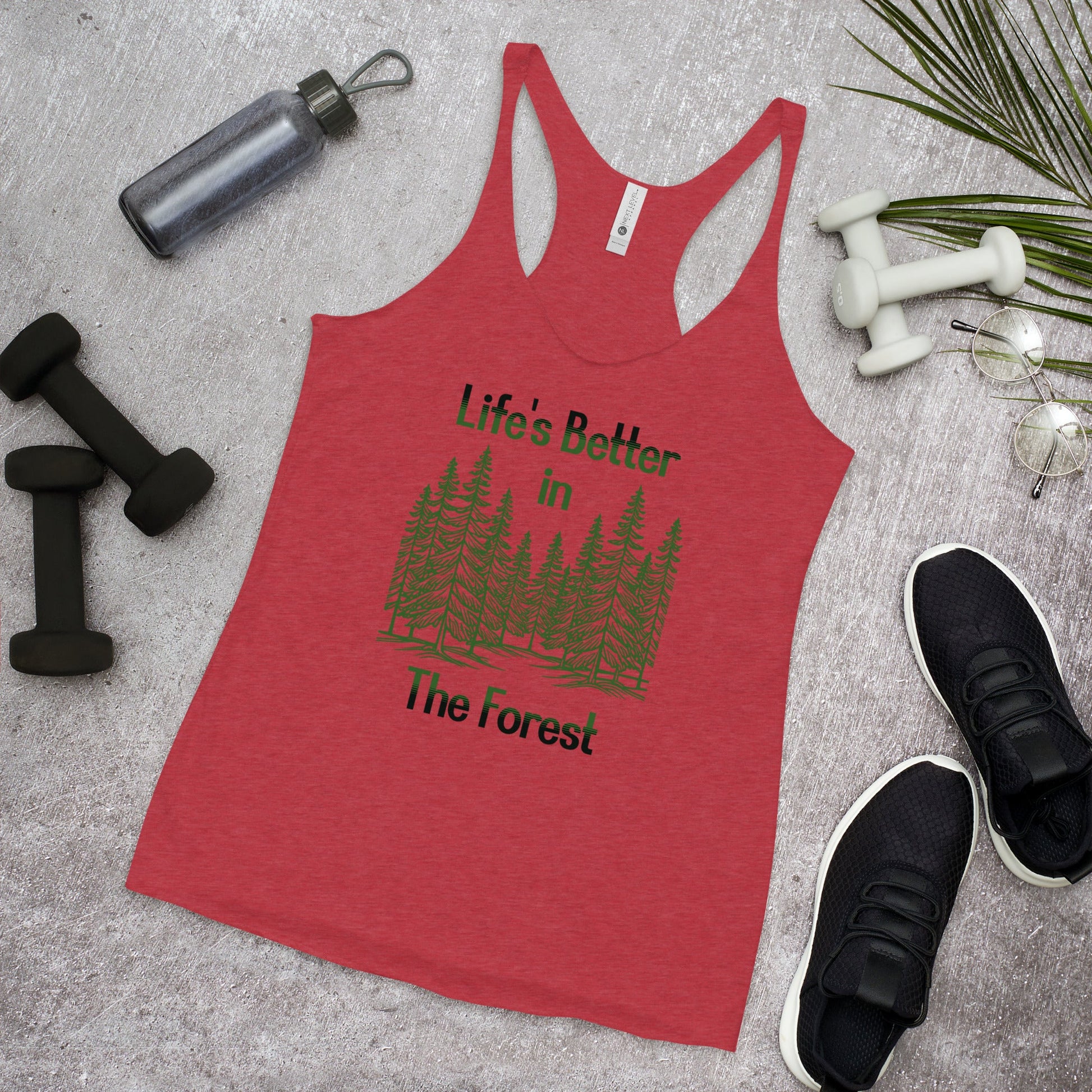 Life's Better In The Forest Women's Racerback Tank - Women's Shirts - Discovery Co.