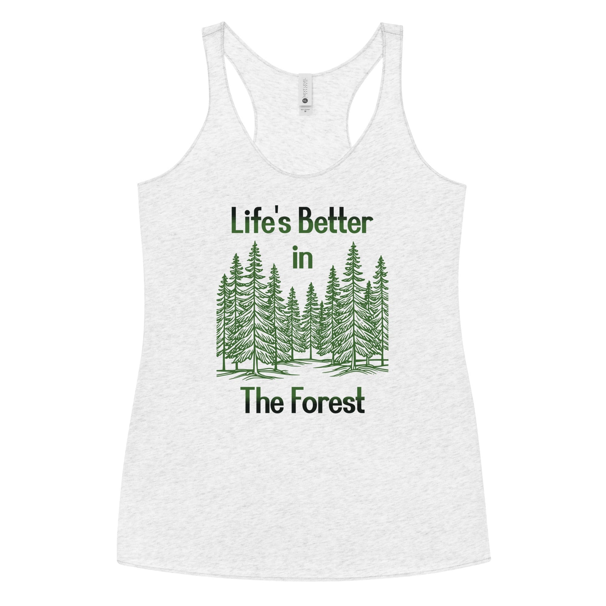 Life's Better In The Forest Women's Racerback Tank - Women's Shirts - Discovery Co.