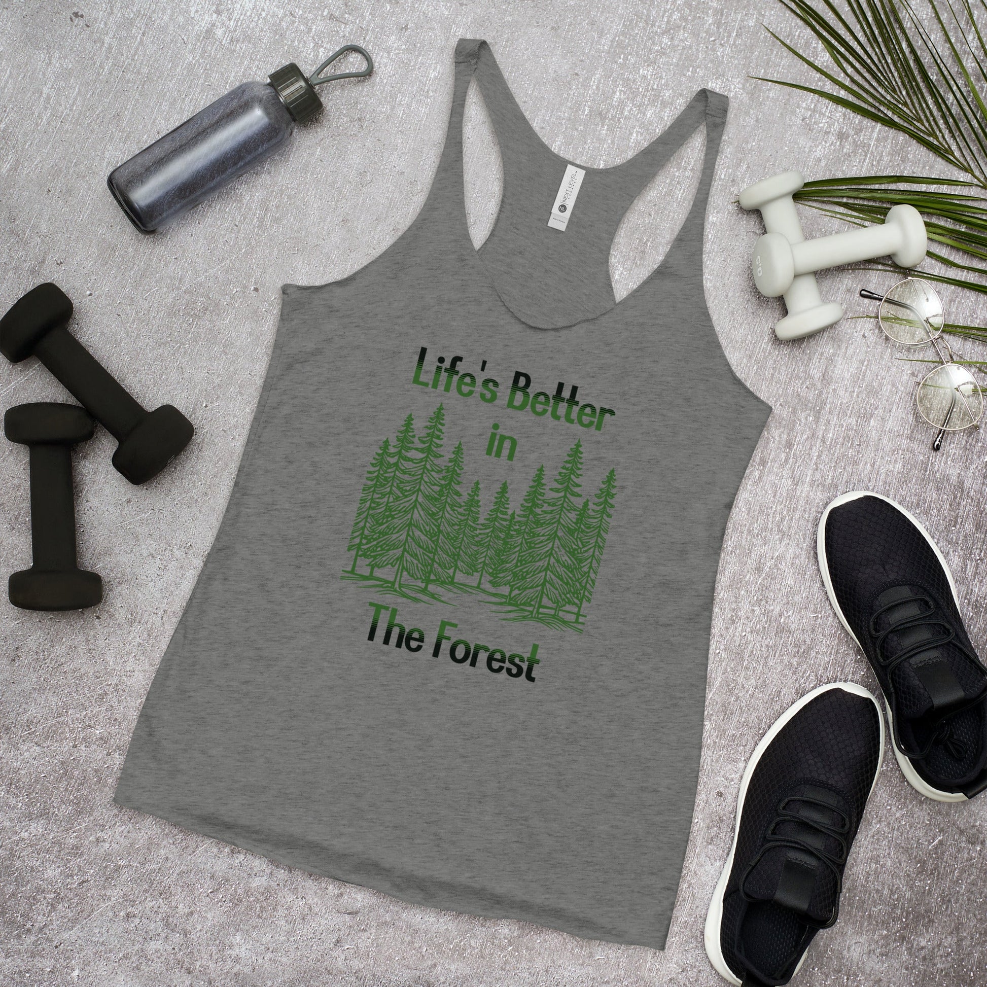 Life's Better In The Forest Women's Racerback Tank - Women's Shirts - Discovery Co.
