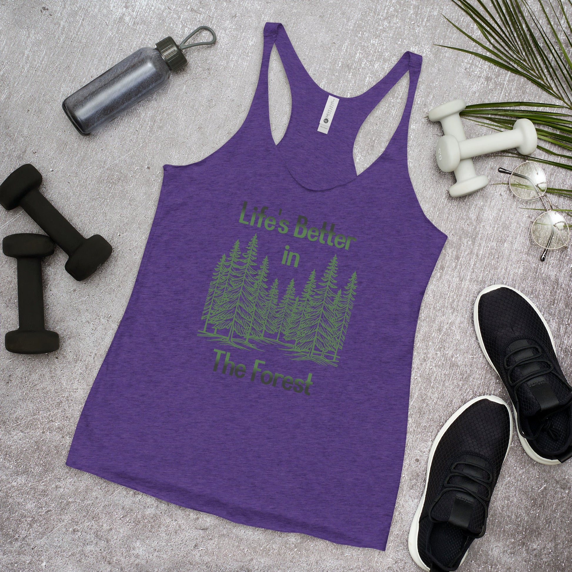 Life's Better In The Forest Women's Racerback Tank - Women's Shirts - Discovery Co.