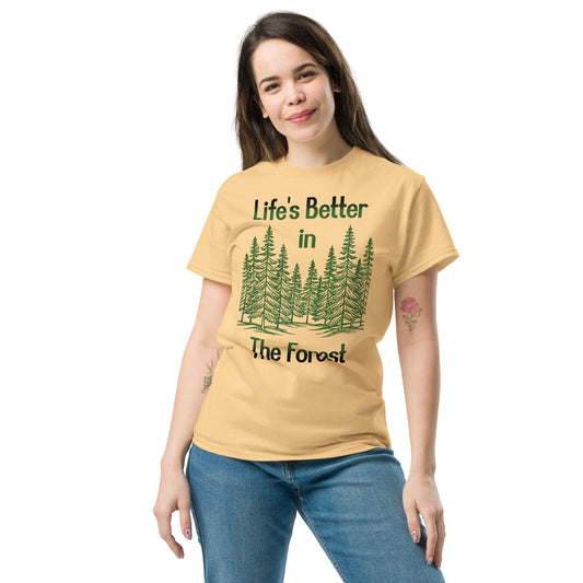 Life's Better In The Forest Women's (Unisex) Classic Tee - Women's Shirts - Discovery Co.