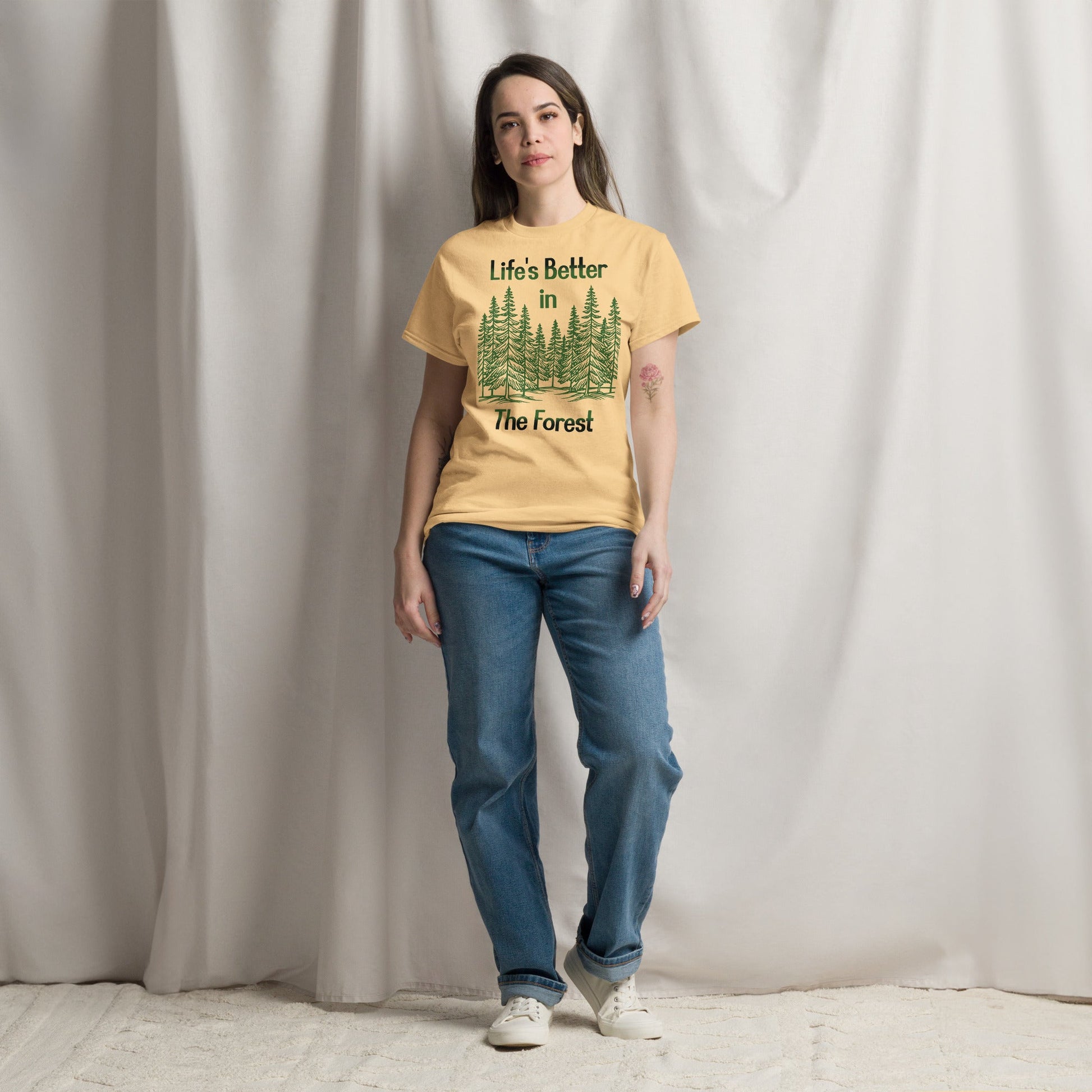 Life's Better In The Forest Women's (Unisex) Classic Tee - Women's Shirts - Discovery Co.