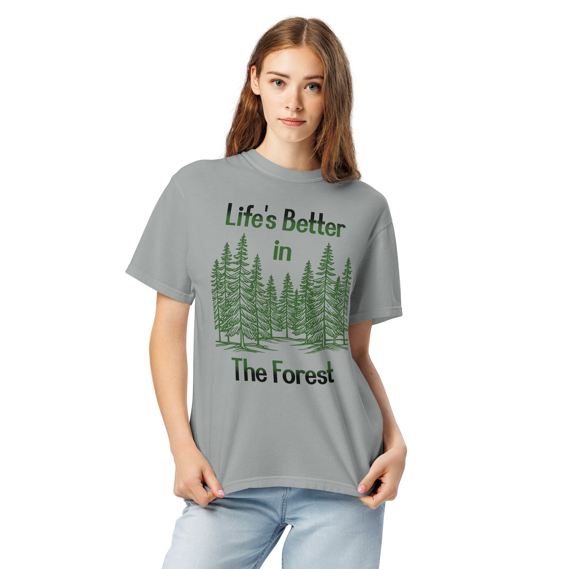 Life's Better In The Forest Women's (Unisex) Premium Tee - Women's Shirts - Discovery Co.