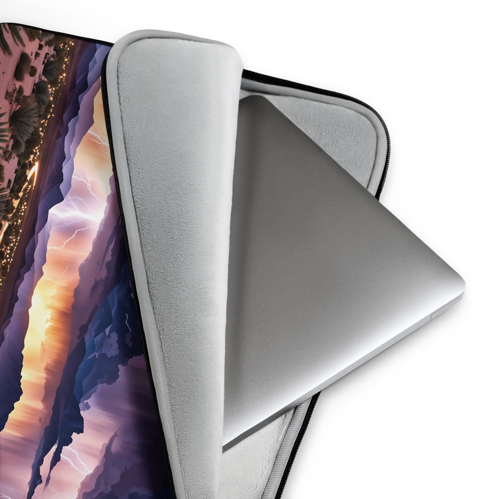 Lightening Over The Desert II Laptop Sleeve - Laptop Cases - Discovery Co.