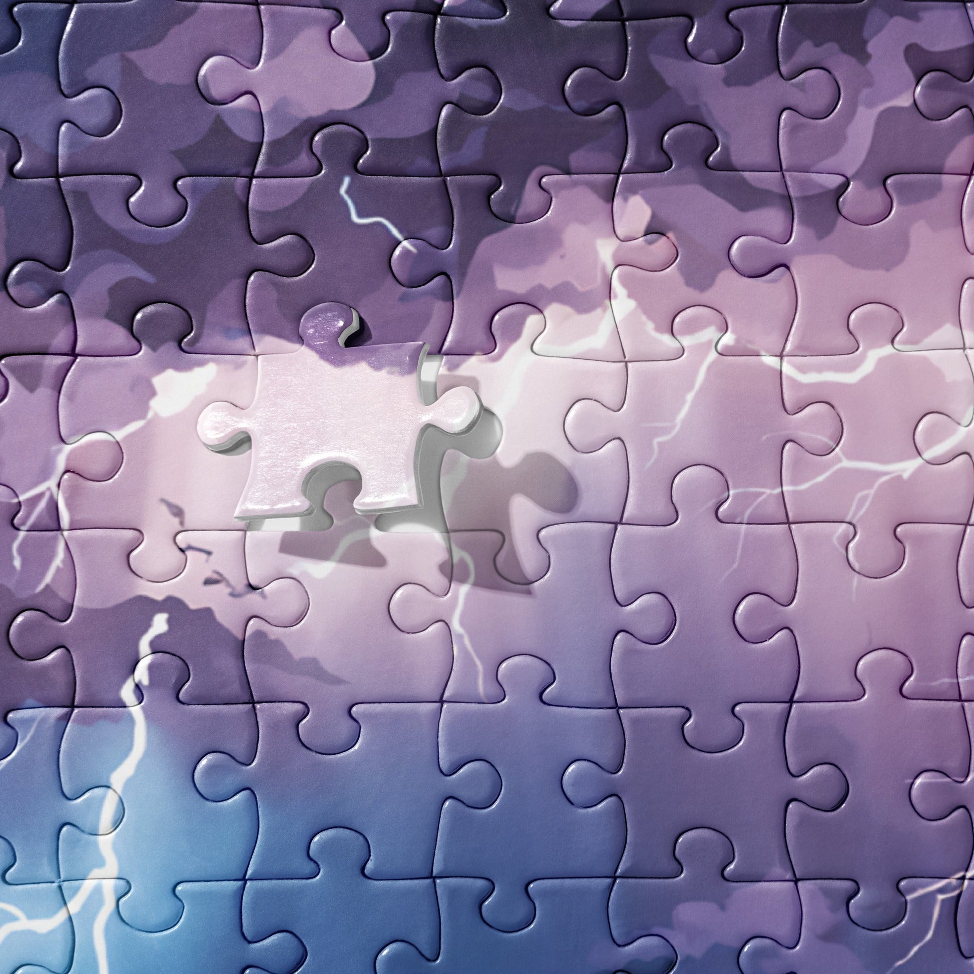 Lightening Over The Desert Jigsaw Puzzle - Puzzle - Discovery Co.