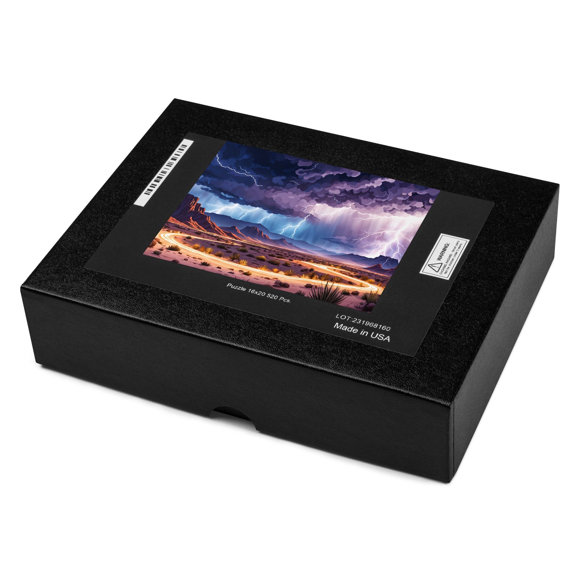 Lightening Over The Desert Jigsaw Puzzle - Puzzle - Discovery Co.