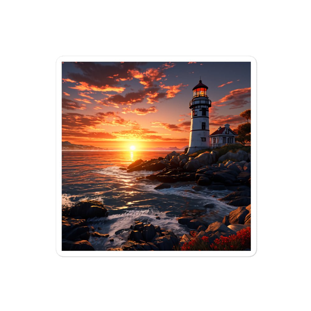 Lighthouse Bubble-free Stickers - Stickers - Discovery Co.