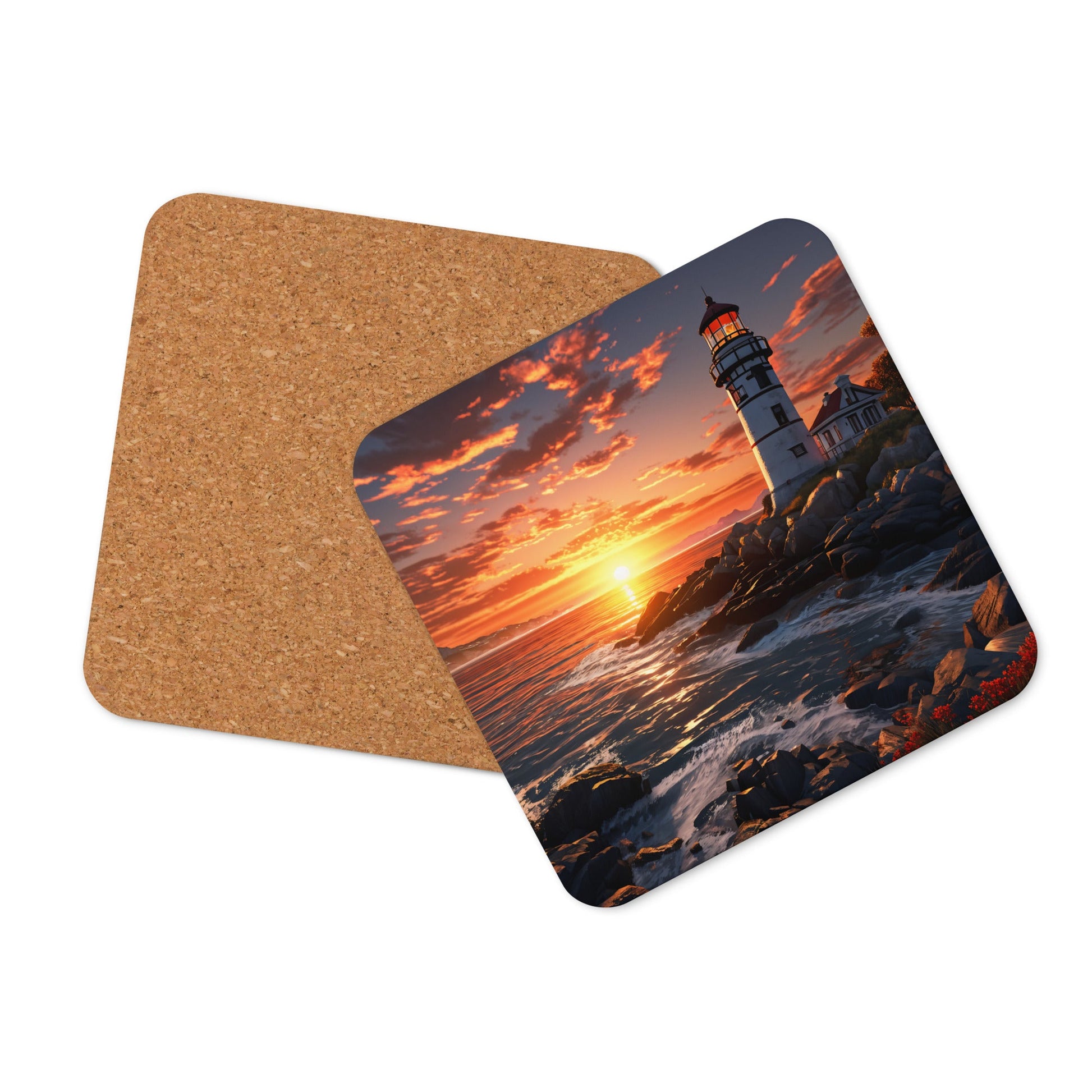 Lighthouse Cork - back Coaster - Coasters - Discovery Co.