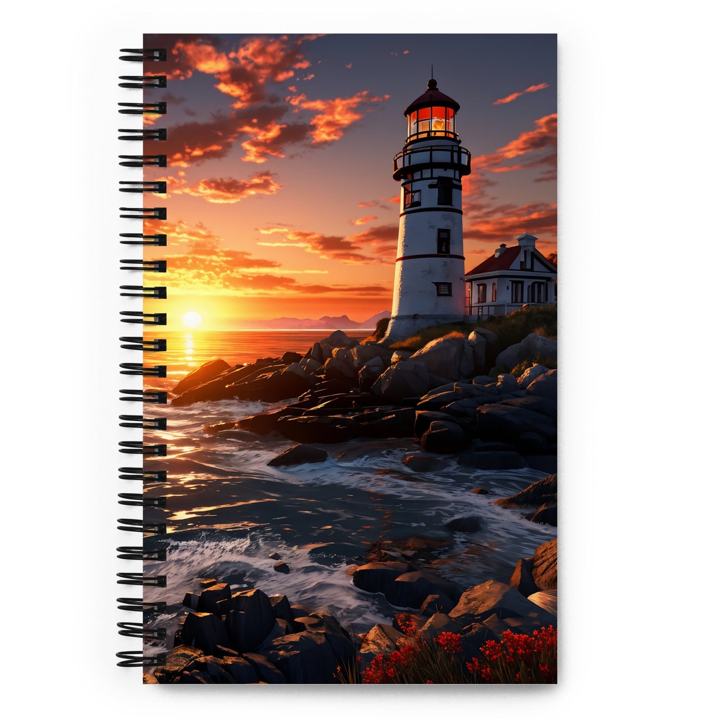 Lighthouse Spiral Notebook - Spiral Notebooks - Discovery Co.