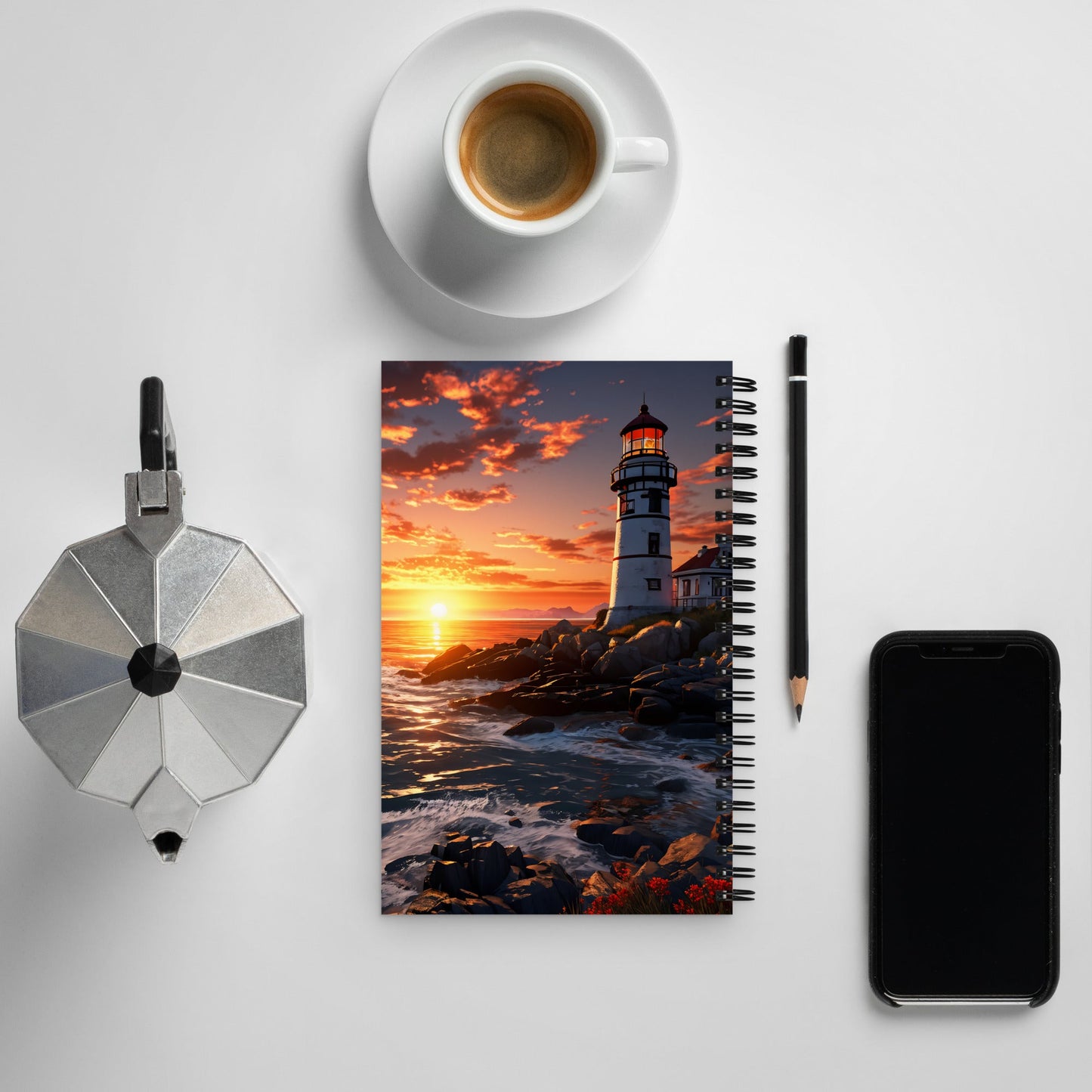 Lighthouse Spiral Notebook - Spiral Notebooks - Discovery Co.