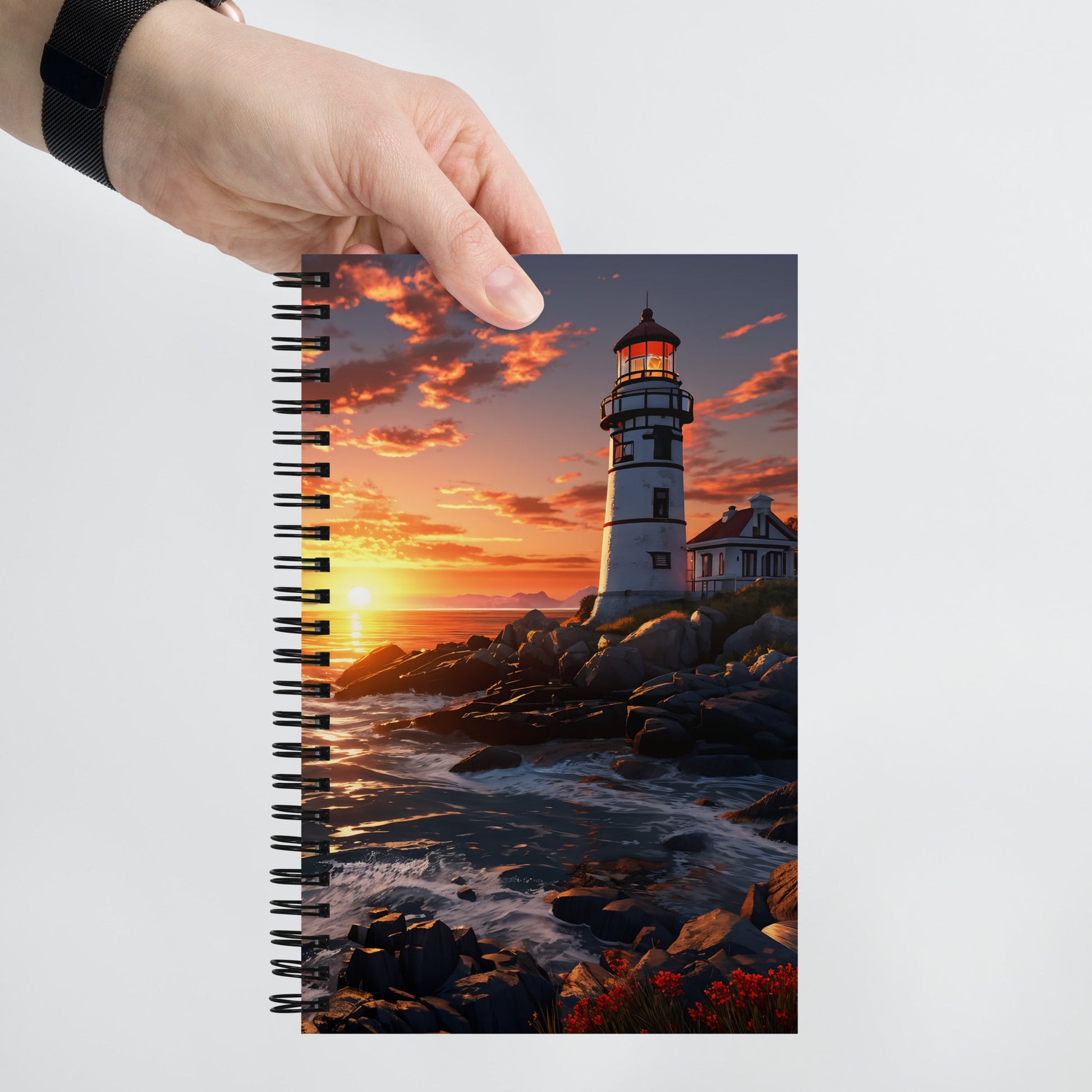 Lighthouse Spiral Notebook - Spiral Notebooks - Discovery Co.