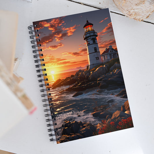 Lighthouse Spiral Notebook - Spiral Notebooks - Discovery Co.