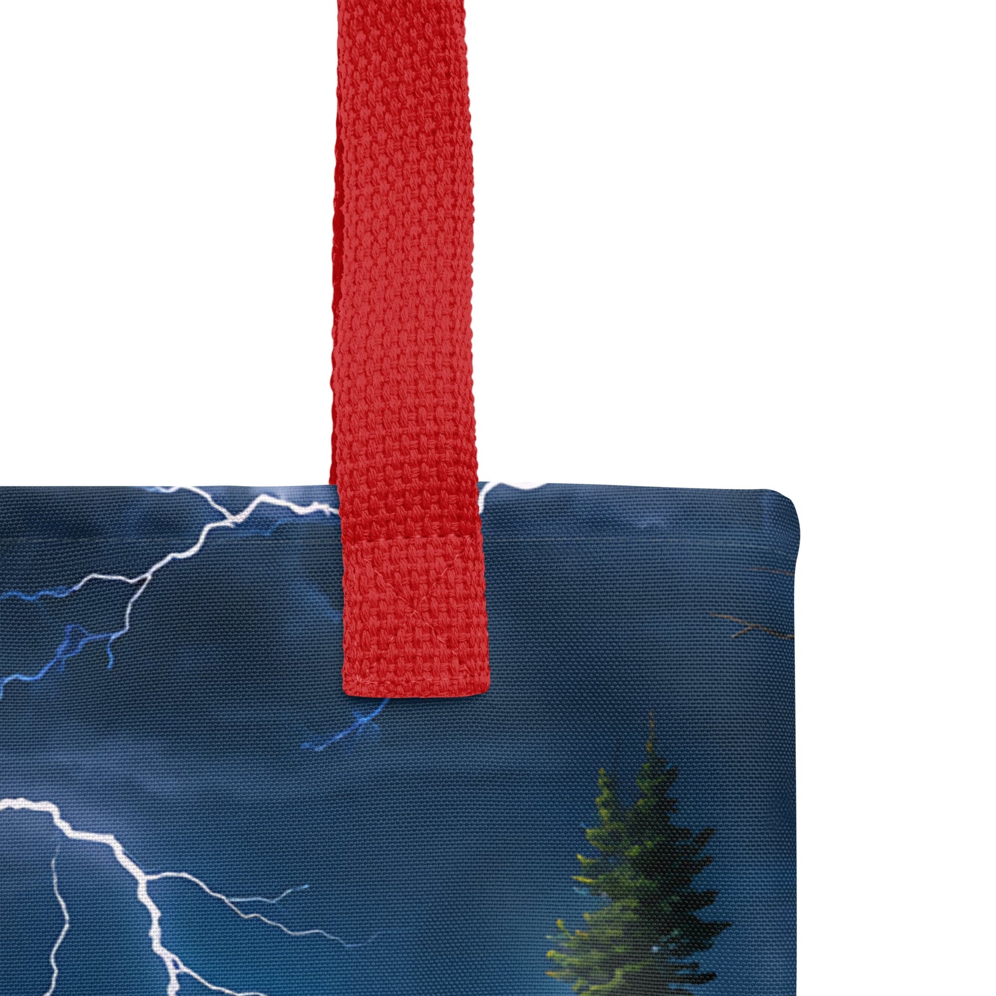 Lightning In The Forest Tote Bag - Tote Bags - Discovery Co.