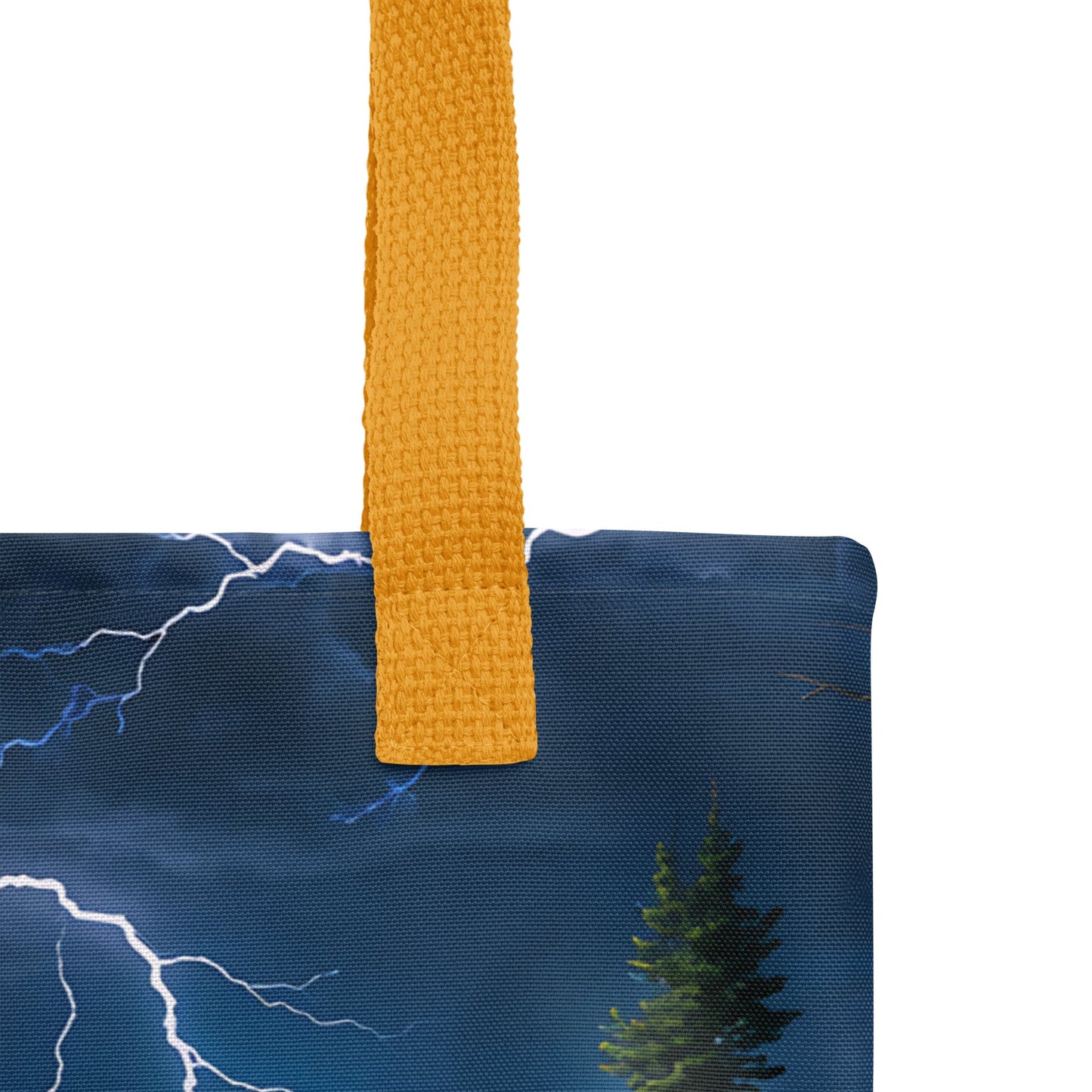 Lightning In The Forest Tote Bag - Tote Bags - Discovery Co.