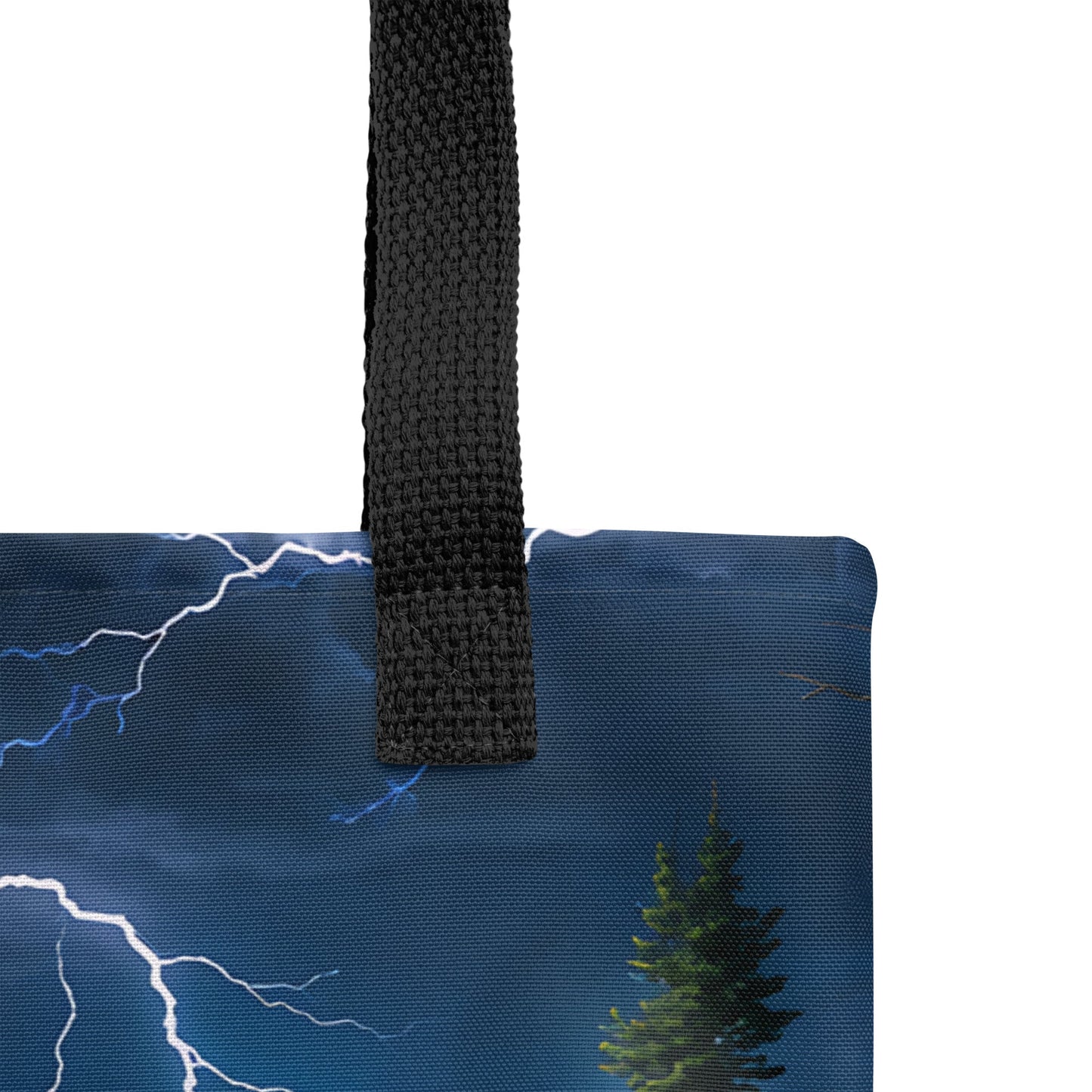 Lightning In The Forest Tote Bag - Tote Bags - Discovery Co.