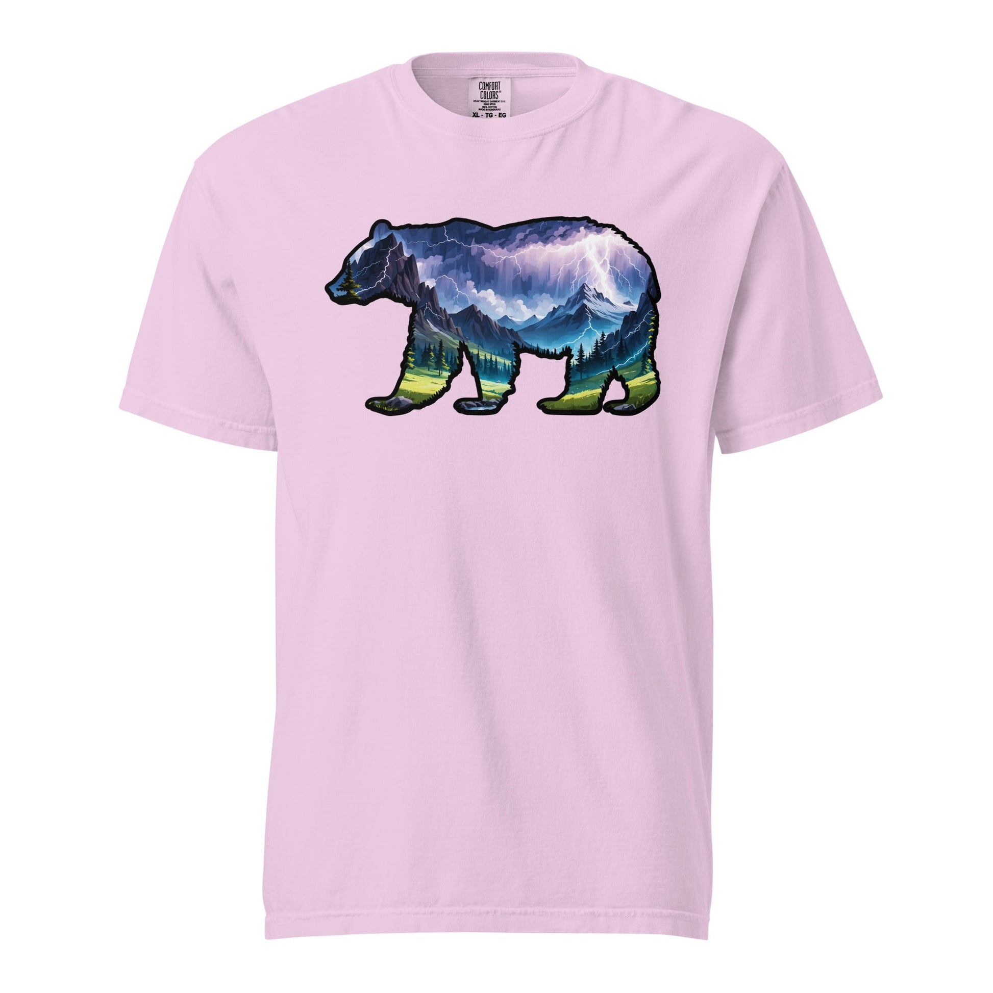 Lightning In The Mountains Bear Men's (Unisex) Premium Tee - Men's Shirts - Discovery Co.
