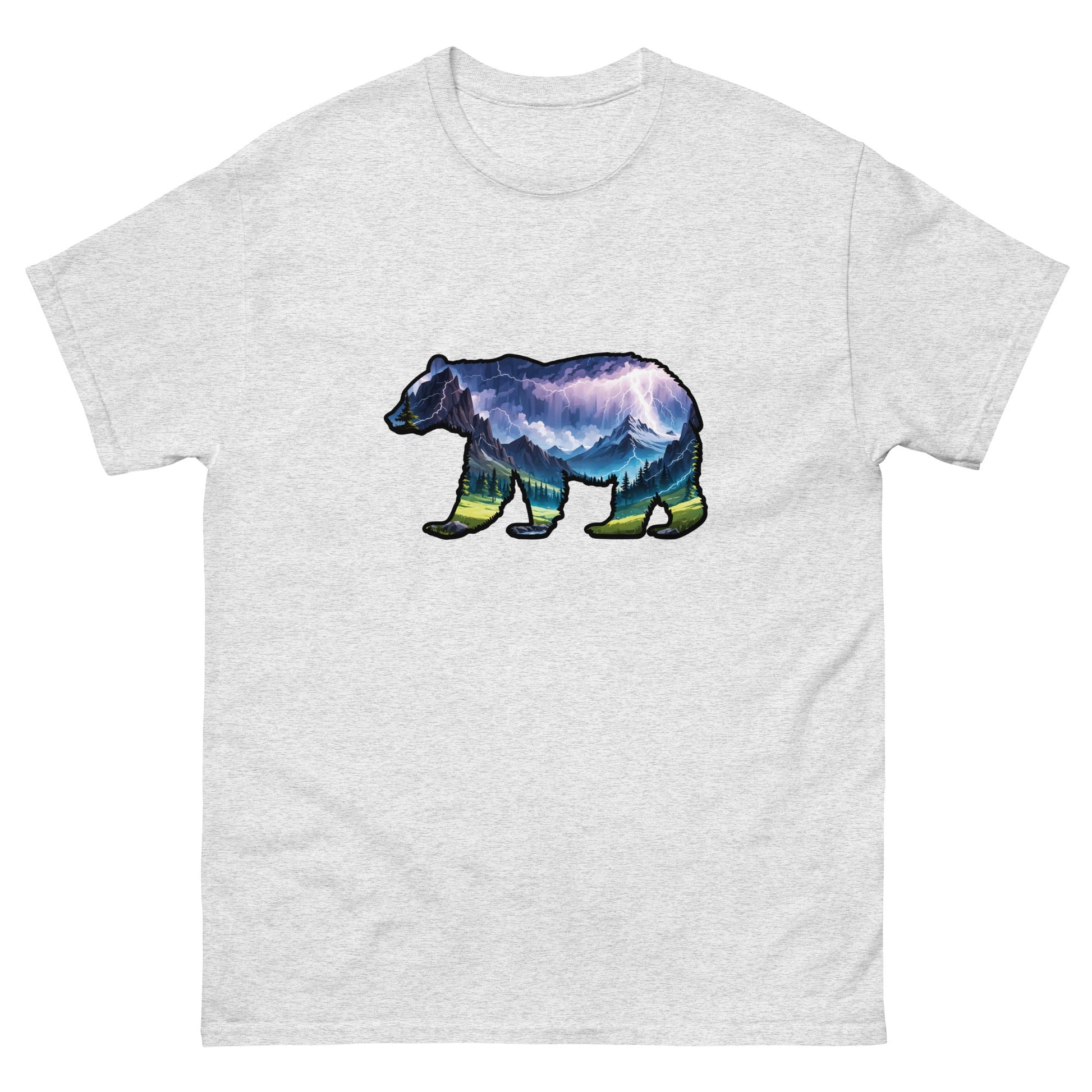 Lightning In The Mountains Bear Women's Classic Tee - Women's Shirts - Discovery Co.