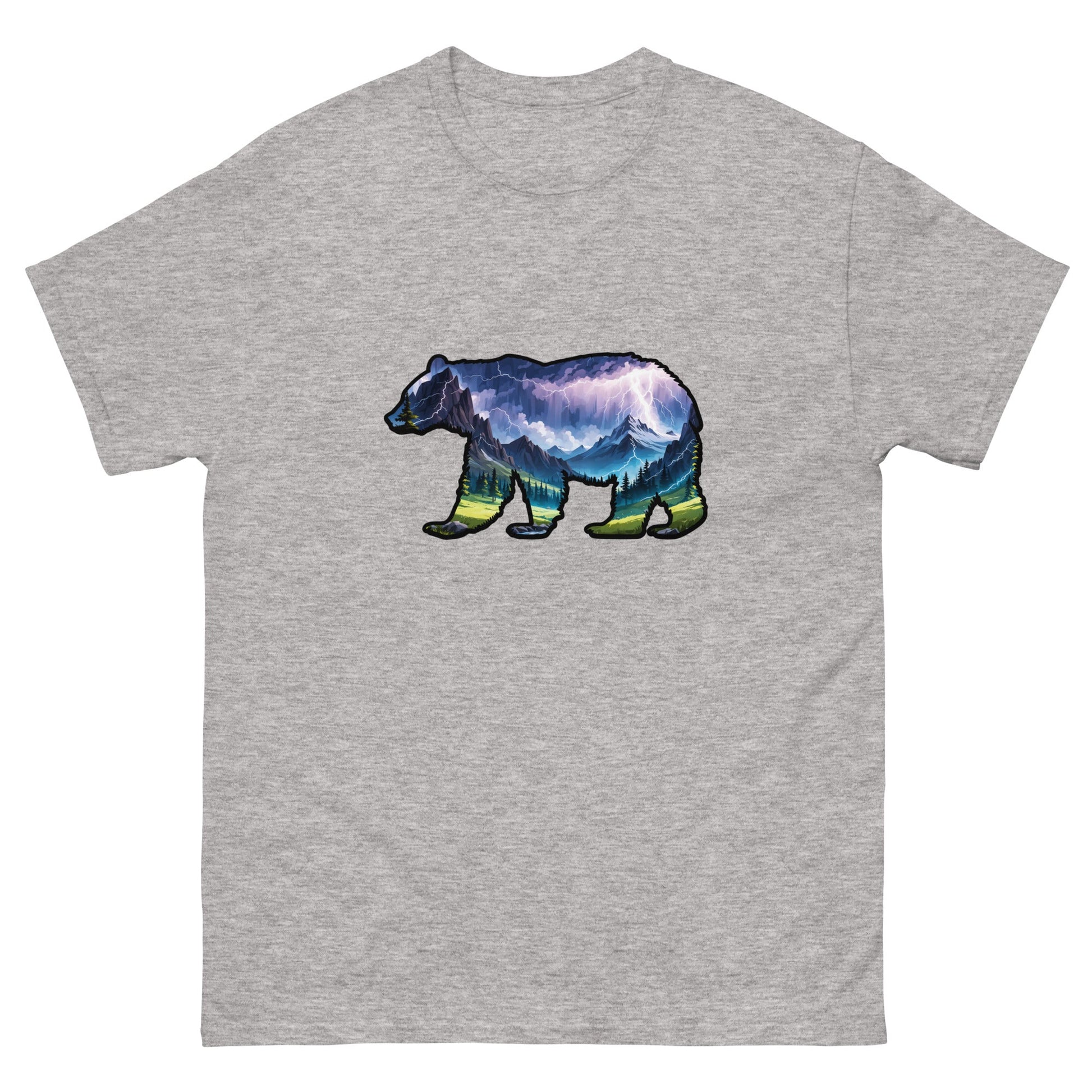 Lightning In The Mountains Bear Women's Classic Tee - Women's Shirts - Discovery Co.