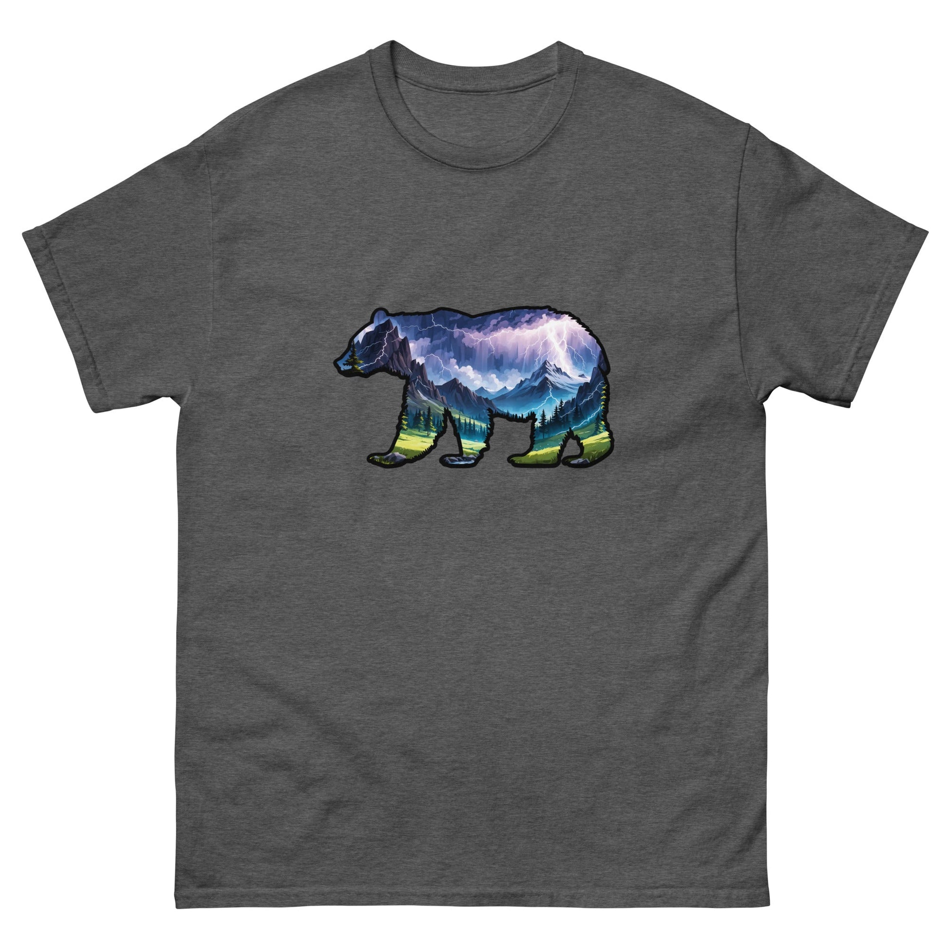 Lightning In The Mountains Bear Women's Classic Tee - Women's Shirts - Discovery Co.