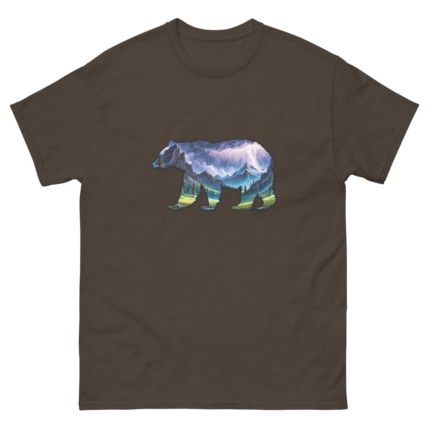 Lightning In The Mountains Bear Women's Classic Tee - Women's Shirts - Discovery Co.