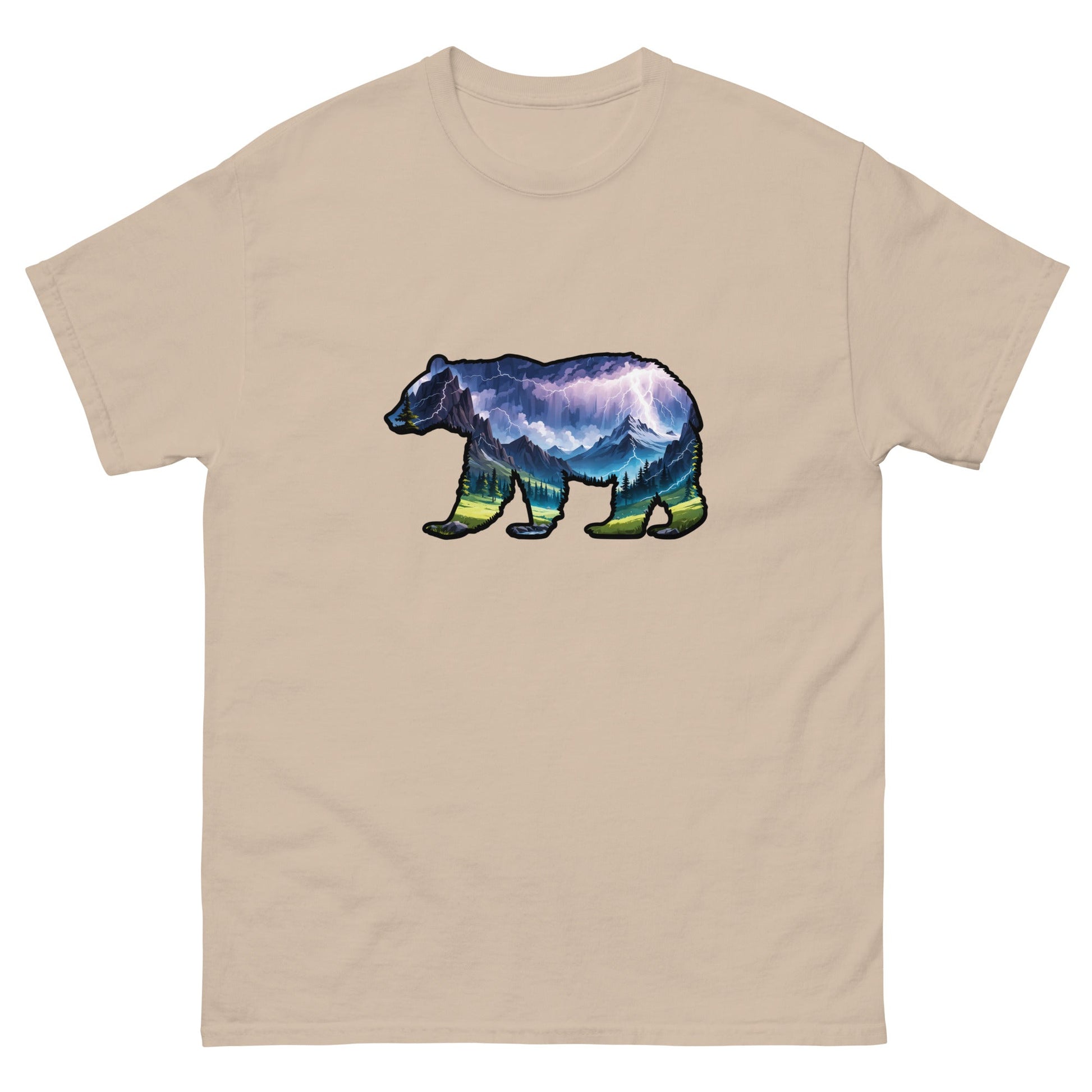 Lightning In The Mountains Bear Women's Classic Tee - Women's Shirts - Discovery Co.