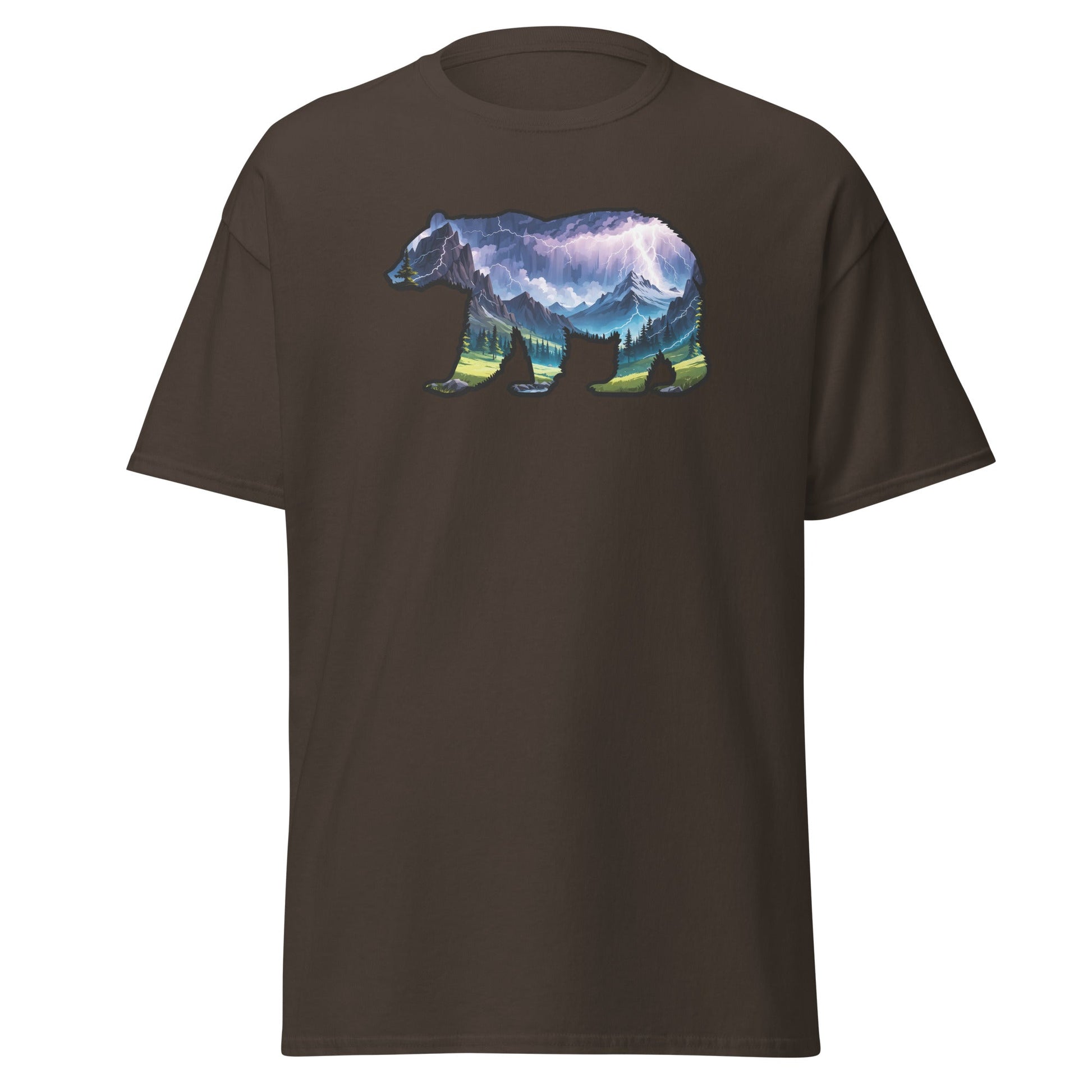 Lightning In The Mountains Bear Women's (Unisex) Classic Tee - Women's Shirts - Discovery Co.