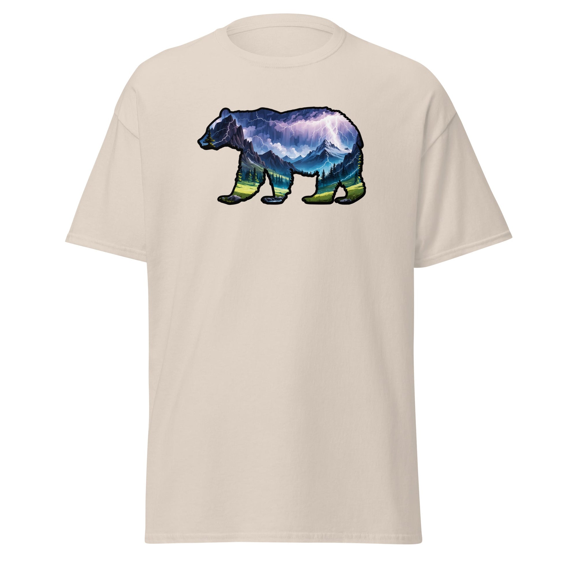 Lightning In The Mountains Bear Women's (Unisex) Classic Tee - Women's Shirts - Discovery Co.