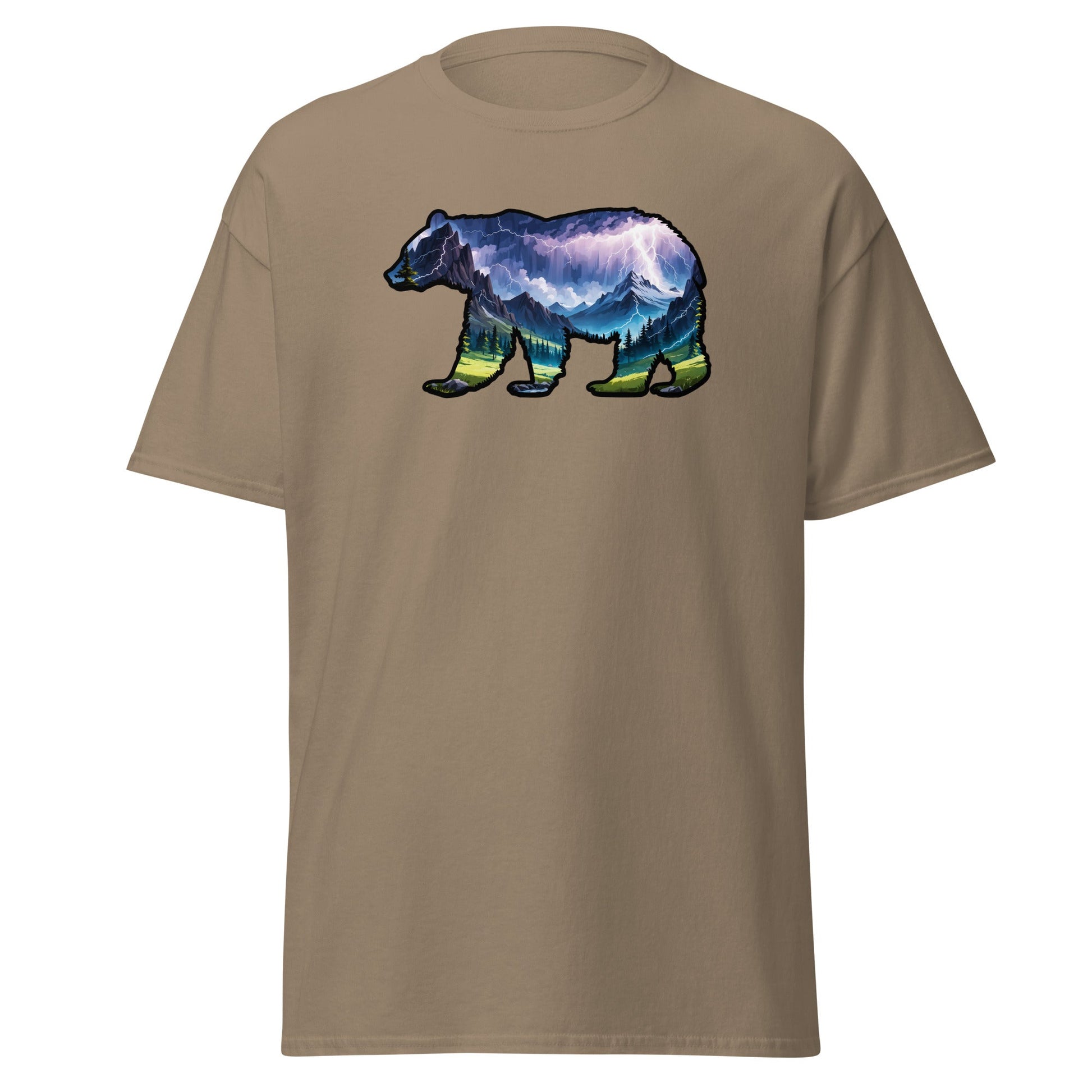 Lightning In The Mountains Bear Women's (Unisex) Classic Tee - Women's Shirts - Discovery Co.