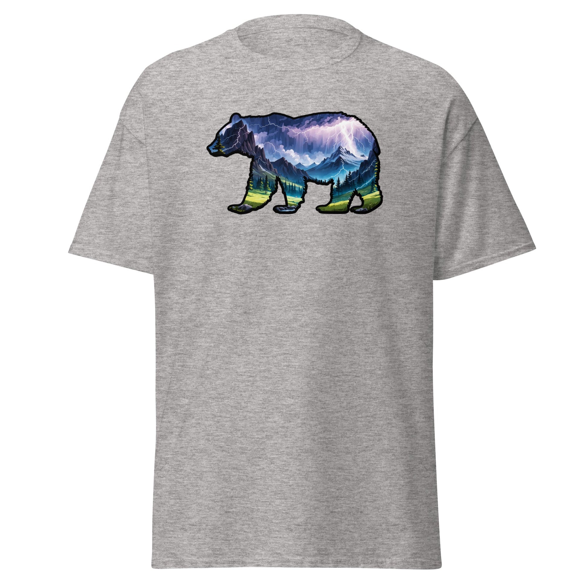 Lightning In The Mountains Bear Women's (Unisex) Classic Tee - Women's Shirts - Discovery Co.