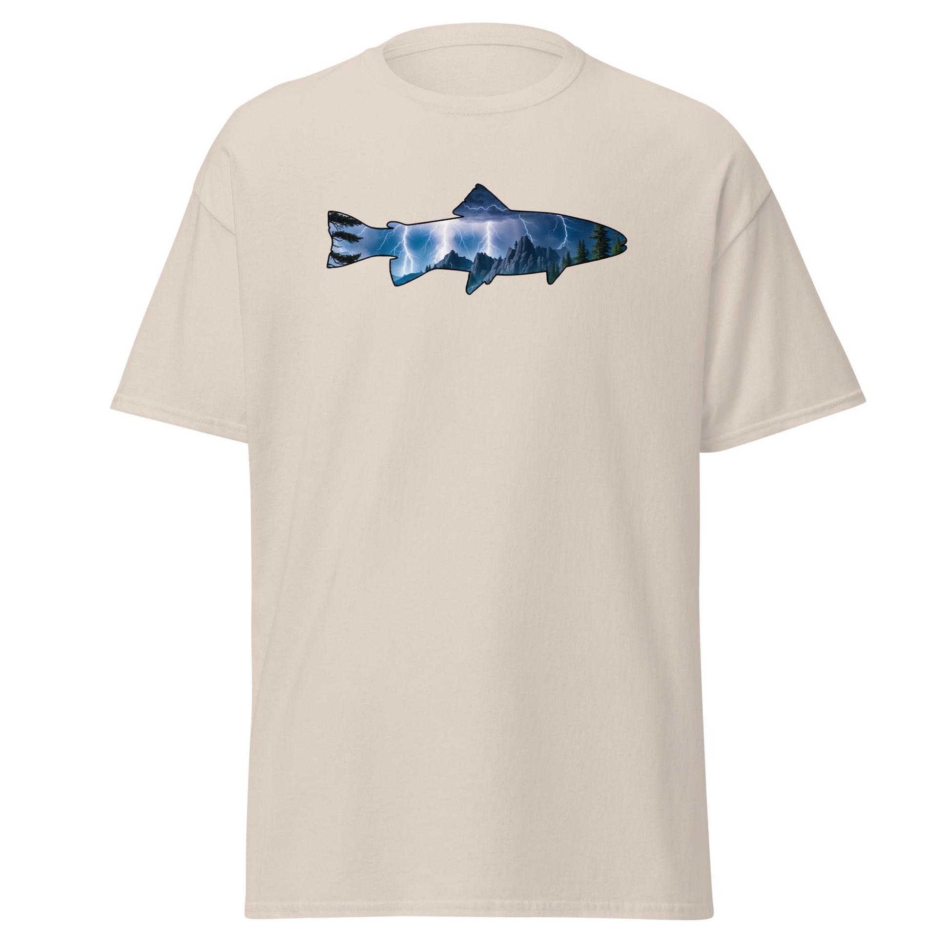 Lightning In The Mountains Trout Women's (Unisex) Classic Tee - Women's Shirts - Discovery Co.
