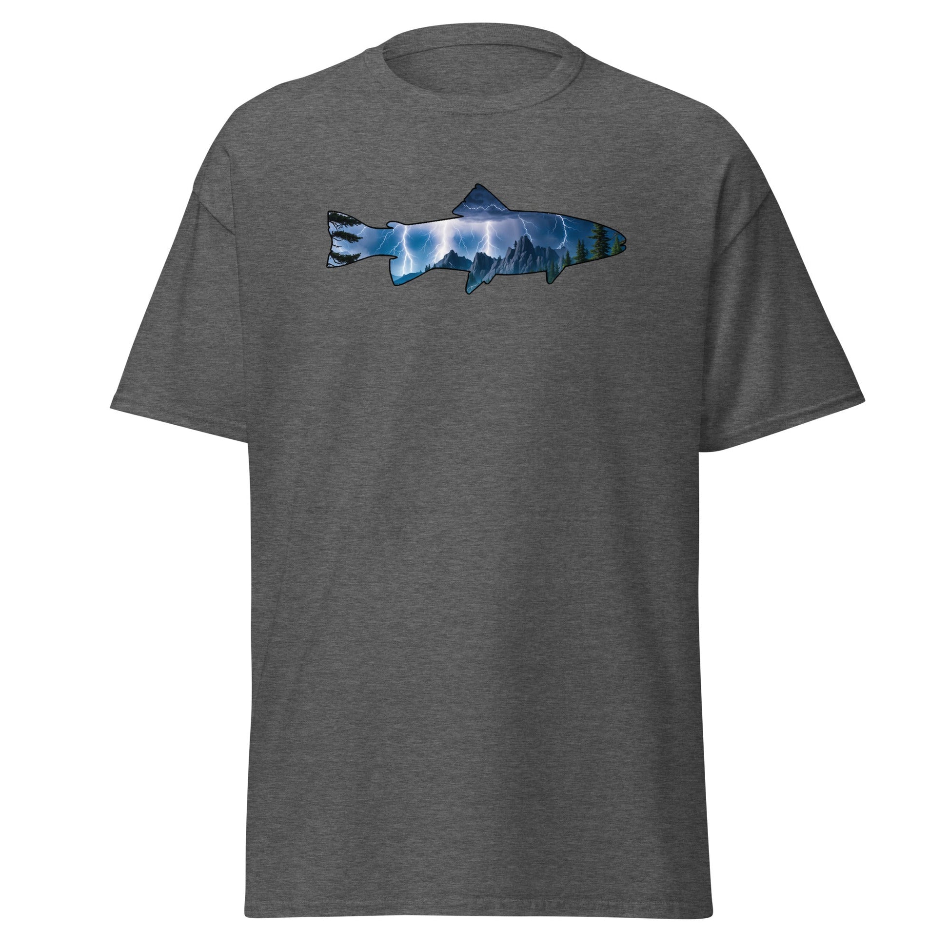 Lightning In The Mountains Trout Women's (Unisex) Classic Tee - Women's Shirts - Discovery Co.