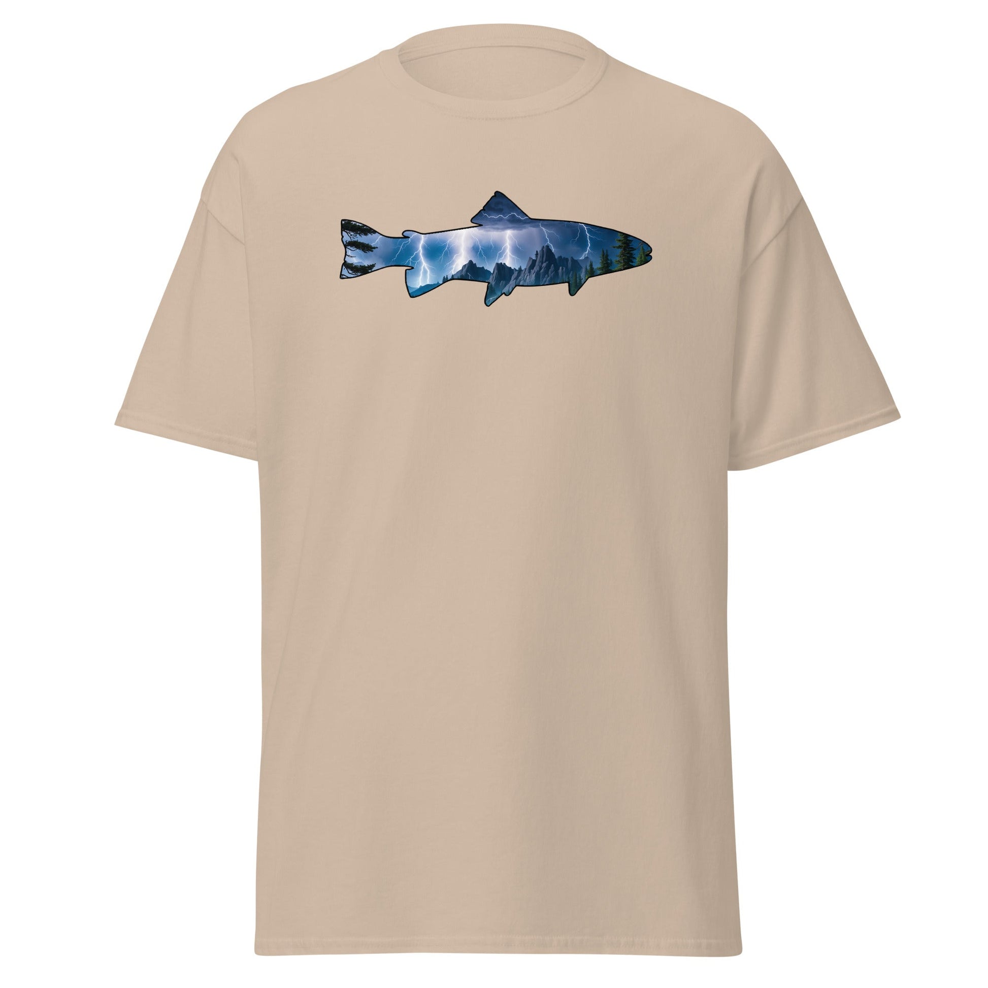 Lightning In The Mountains Trout Women's (Unisex) Classic Tee - Women's Shirts - Discovery Co.