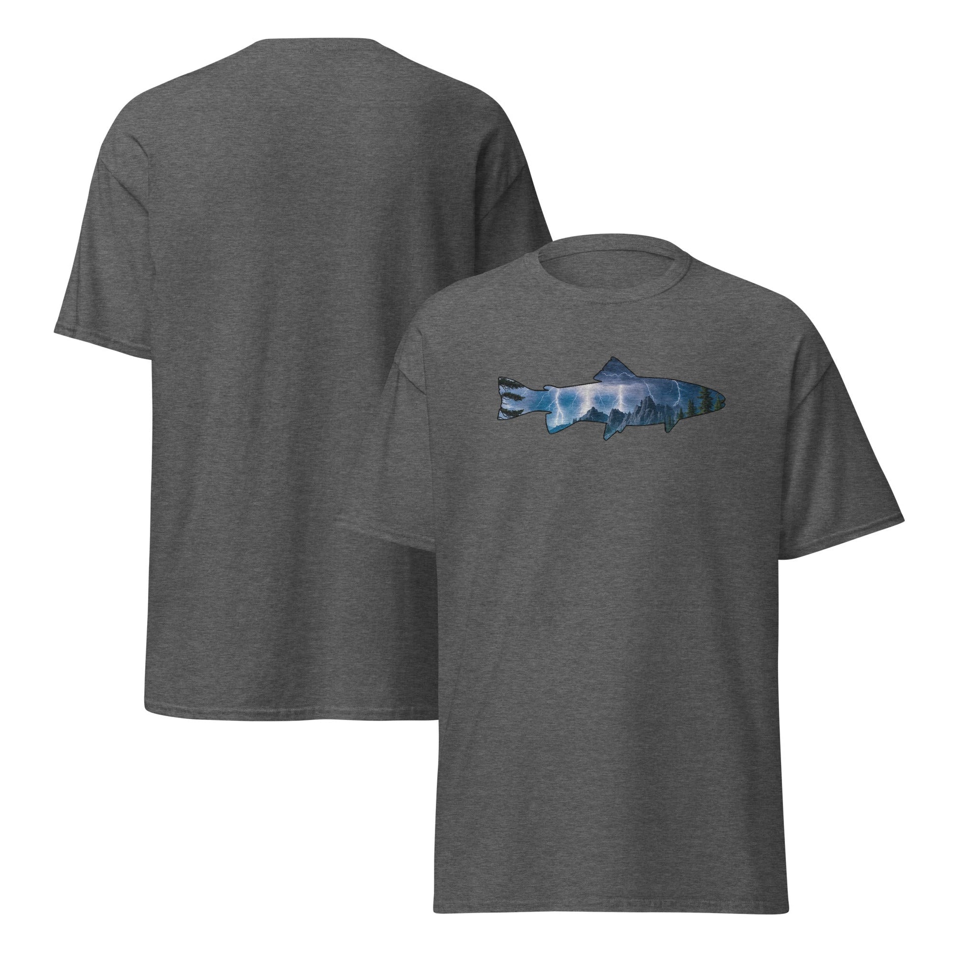 Lightning In The Mountains Trout Women's (Unisex) Classic Tee - Women's Shirts - Discovery Co.