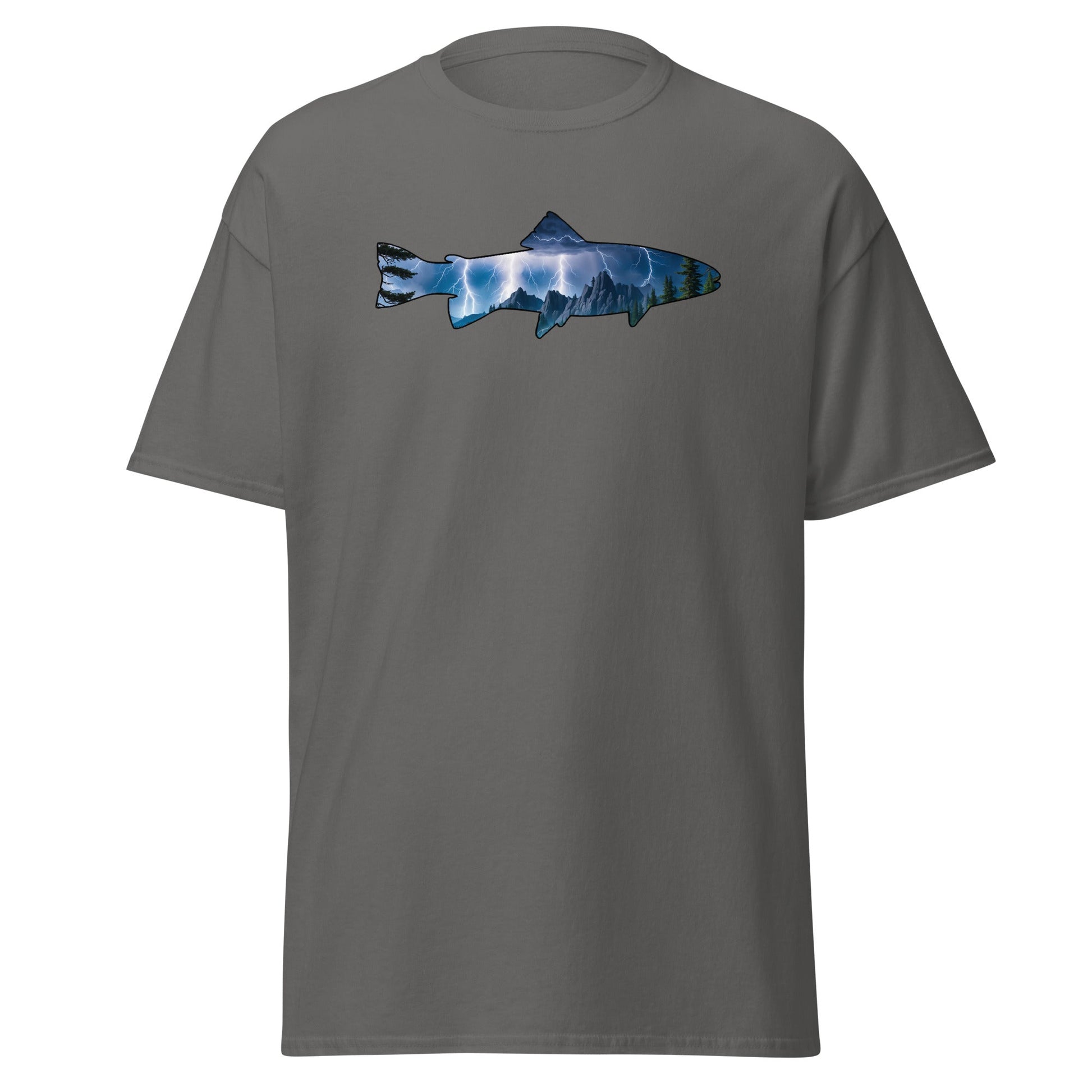 Lightning In The Mountains Trout Women's (Unisex) Classic Tee - Women's Shirts - Discovery Co.
