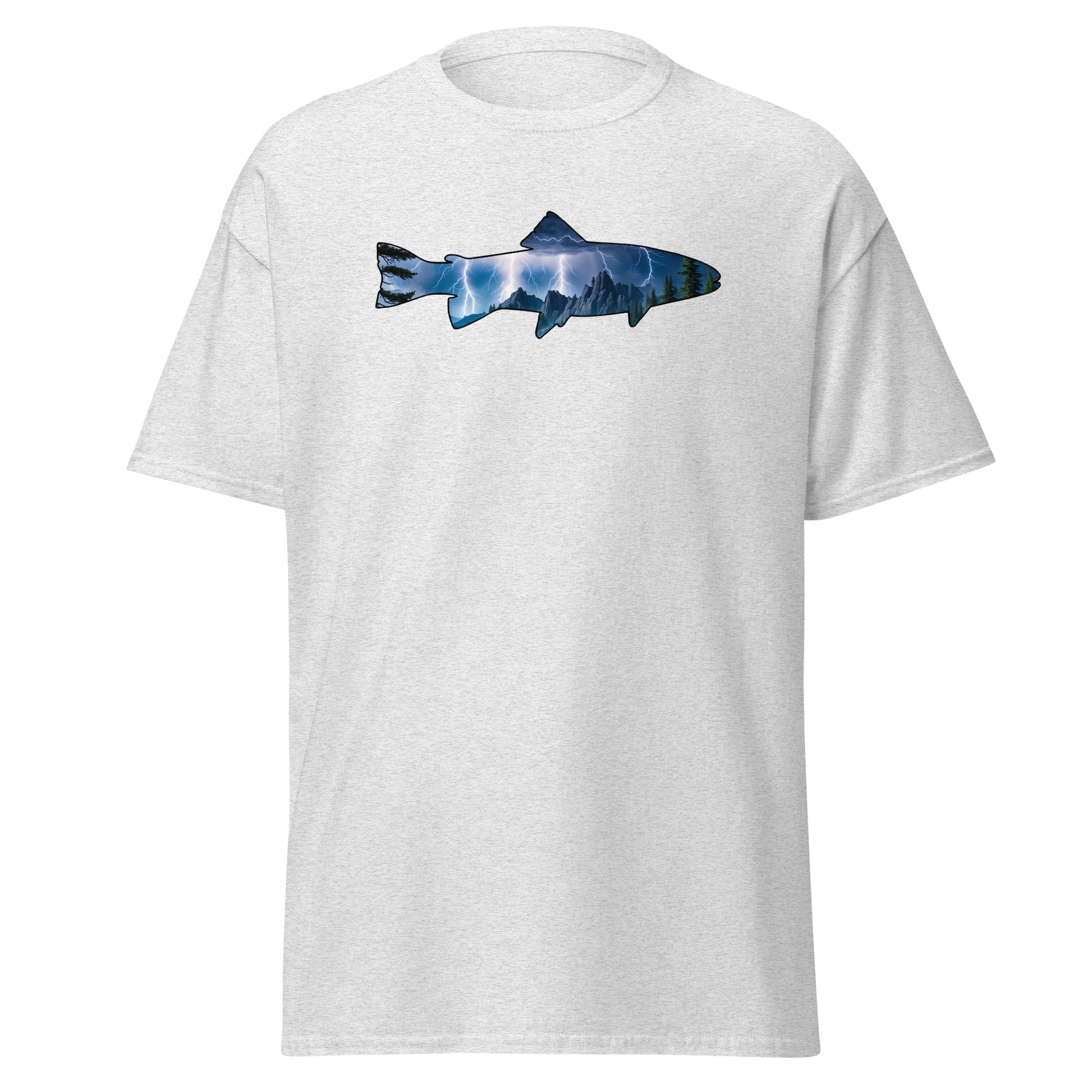 Lightning In The Mountains Trout Women's (Unisex) Classic Tee - Women's Shirts - Discovery Co.